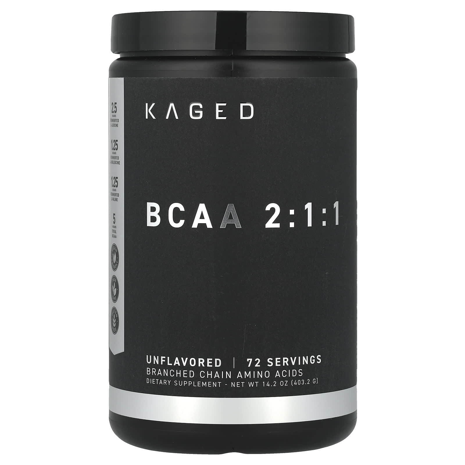 Kaged BCAA 2 1 1 без добавок 4032 г 142 унции 5190₽