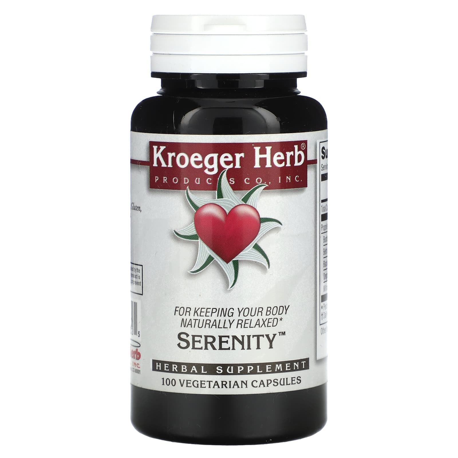 Kroeger Herb Co Serenity 100 вегетарианских капсул 3490₽