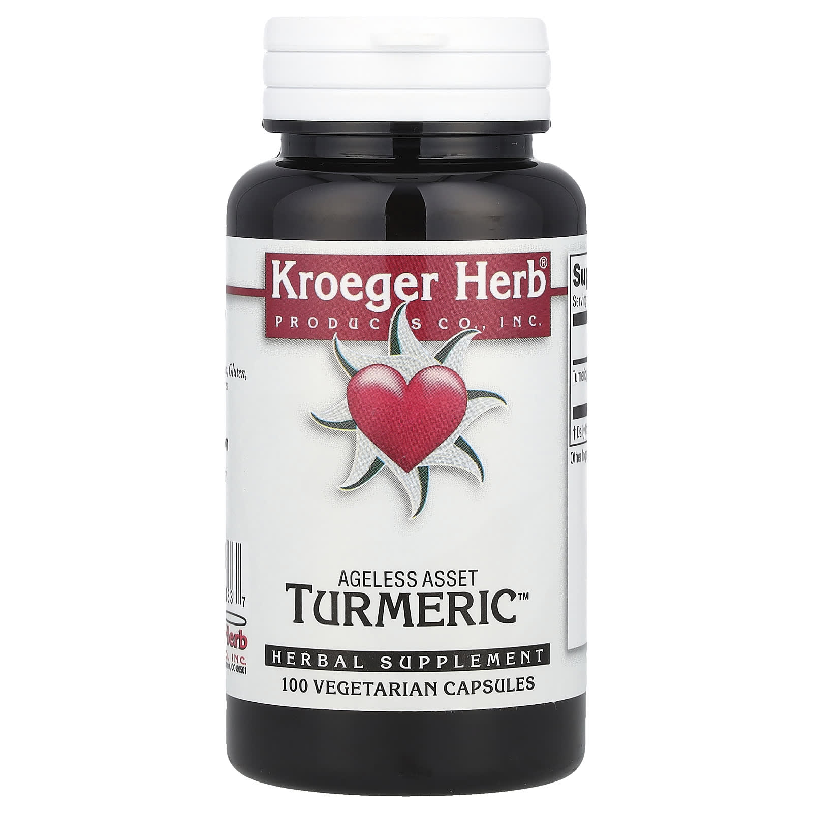 Kroeger Herb Co Turmeric 100 растительных капсул 2390₽