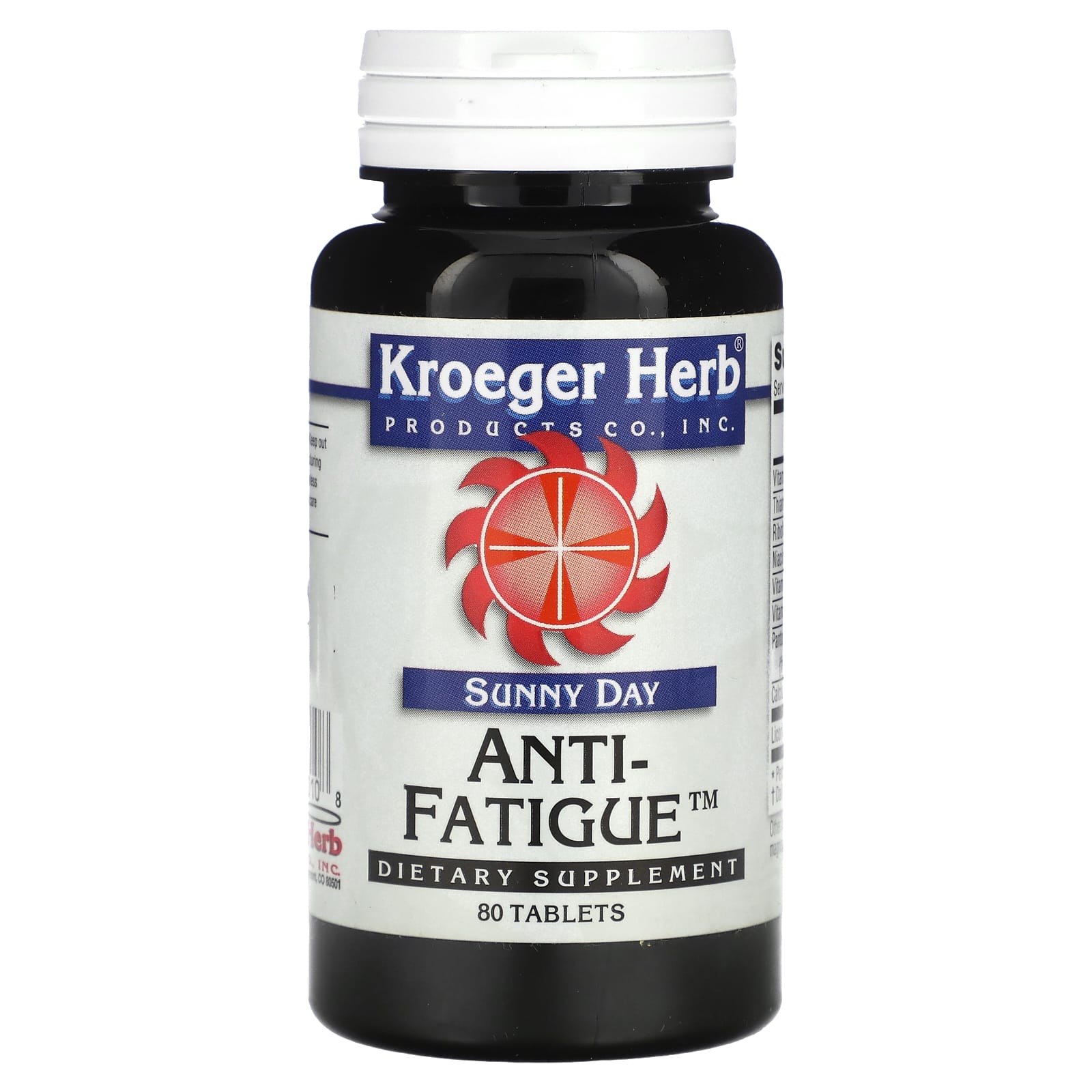 Kroeger Herb Co Sunny Day Anti-Fatigue средство от усталости 80 таблеток 4190₽