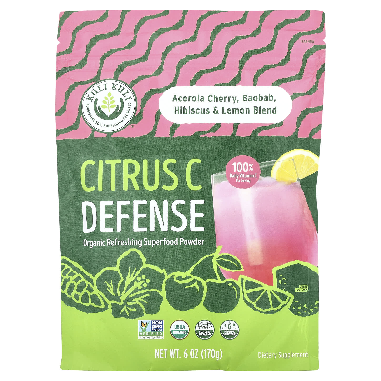 Kuli Kuli Citrus C Defense 170 г 6 унций 3190₽