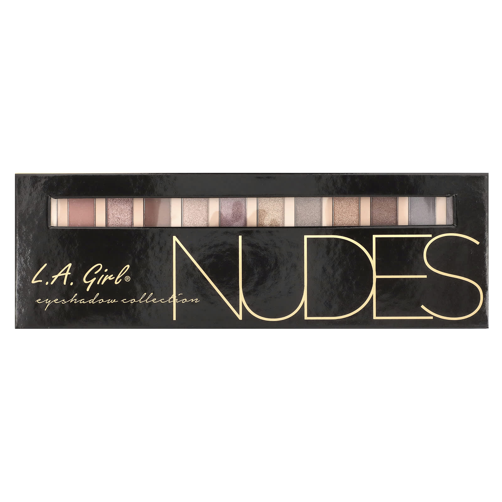 LA Girl Beauty Brick палитра теней для век из 12 цветов GES331 Nudes 12 г 042 унции 1990₽