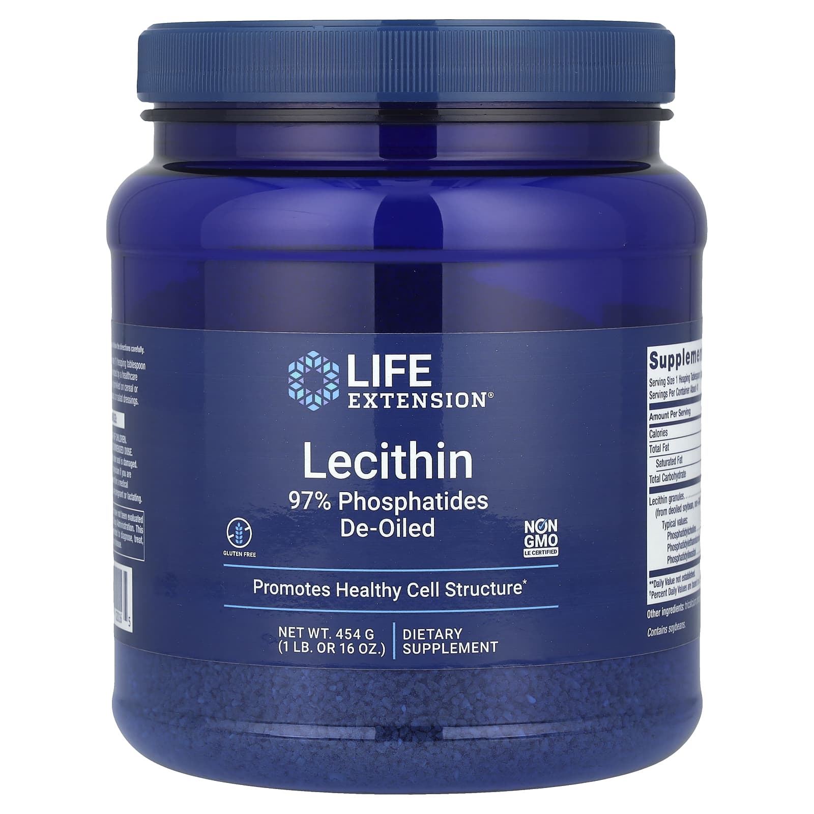 Life Extension, лецитин, 454 г (1 фунт)