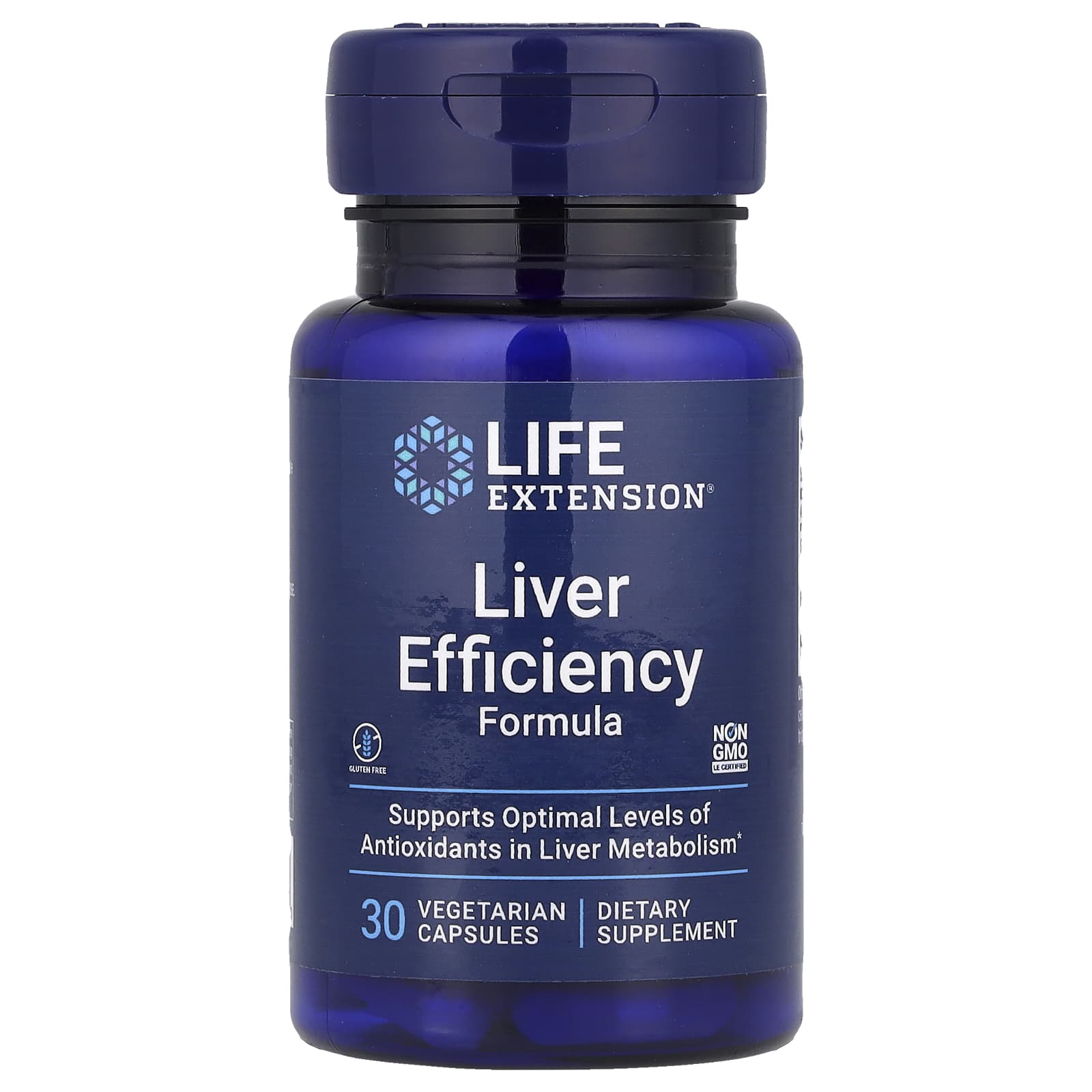 Life Extension, Liver Efficiency Formula, для здоровой работы печени, 30 вегетарианских капсул