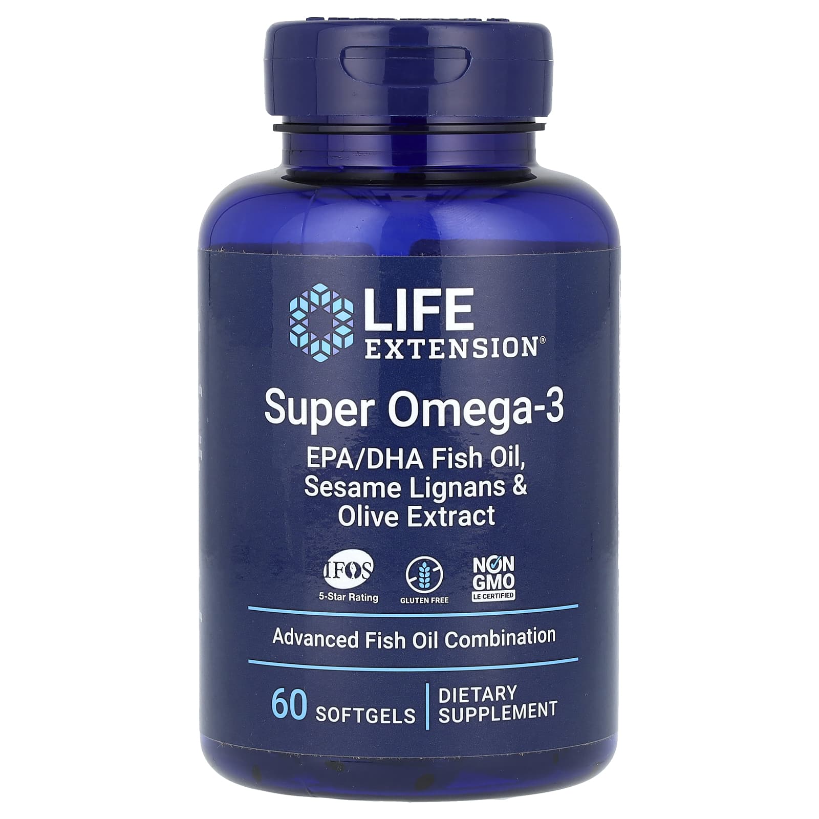 Life Extension Super Omega-3 60 мягких таблеток 3190₽
