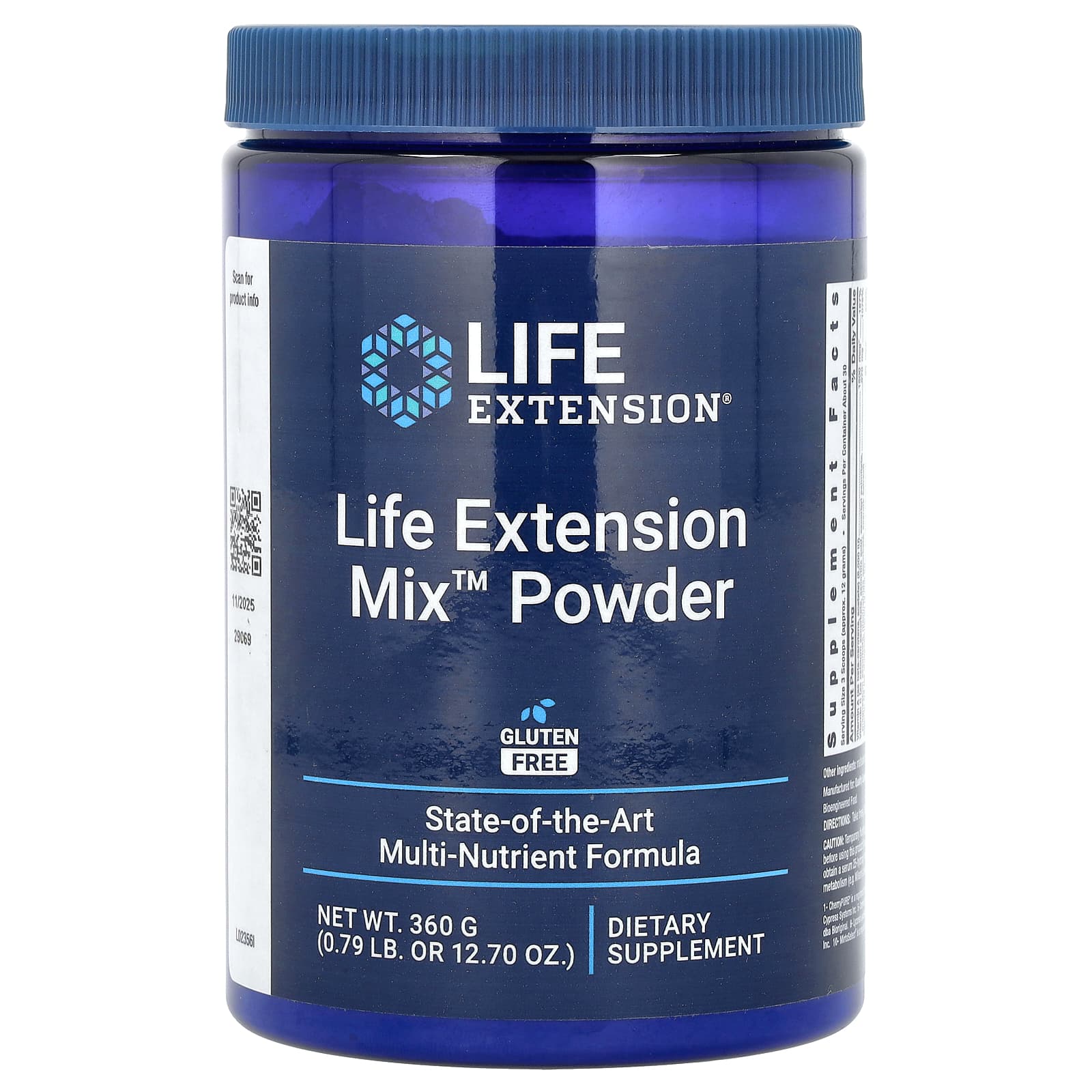 Life Extension, порошок, 360 г (0,79 фунта)