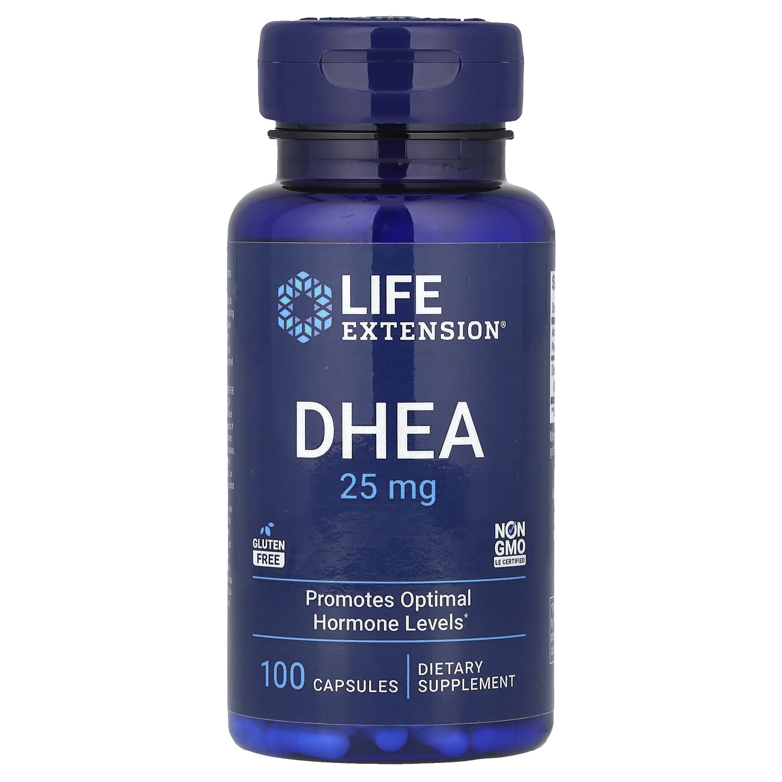 Life Extension, ДГЭА, 25 мг, 100 капсул