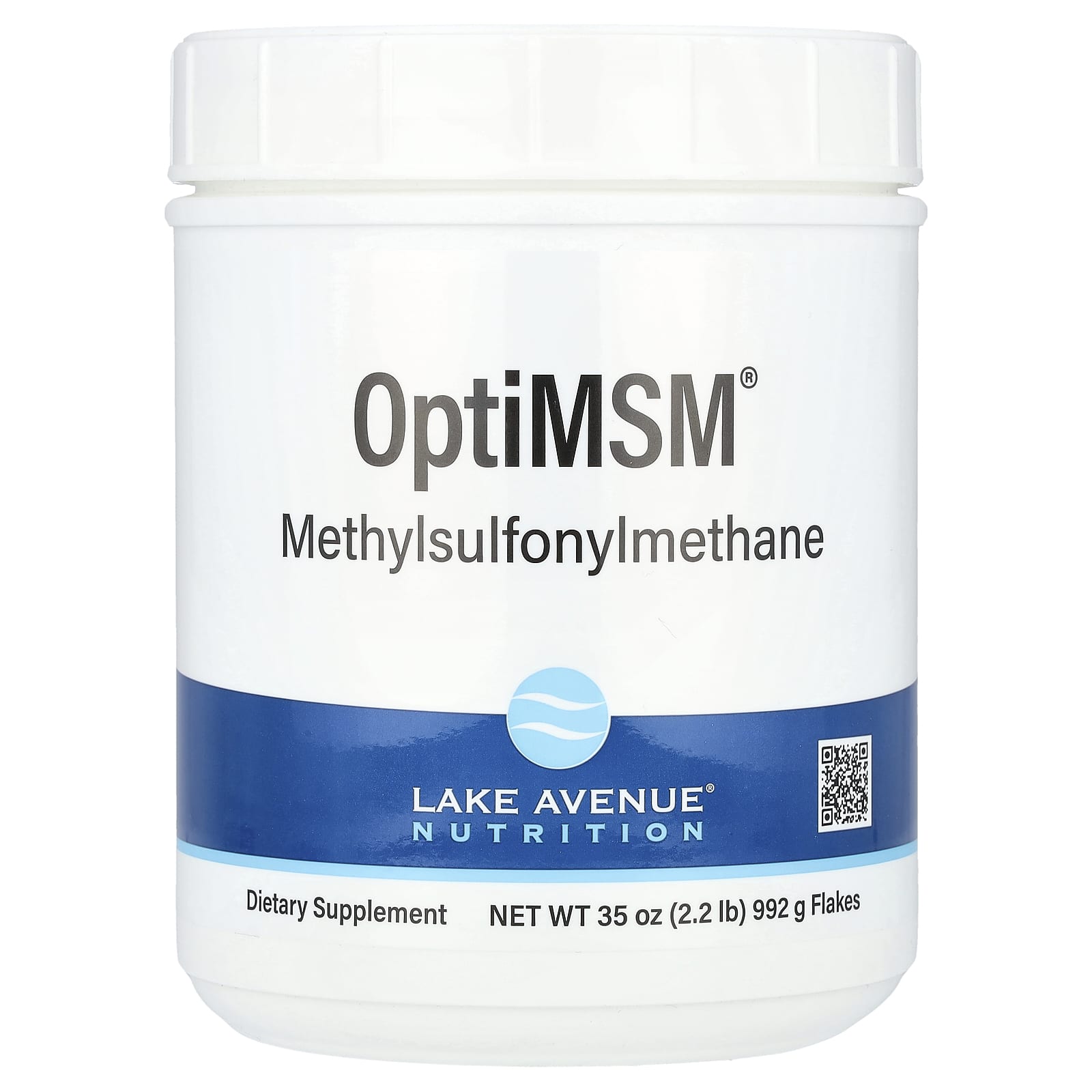 Lake Avenue Nutrition, OptiMSM® в хлопьях, 992 г (35 унций)