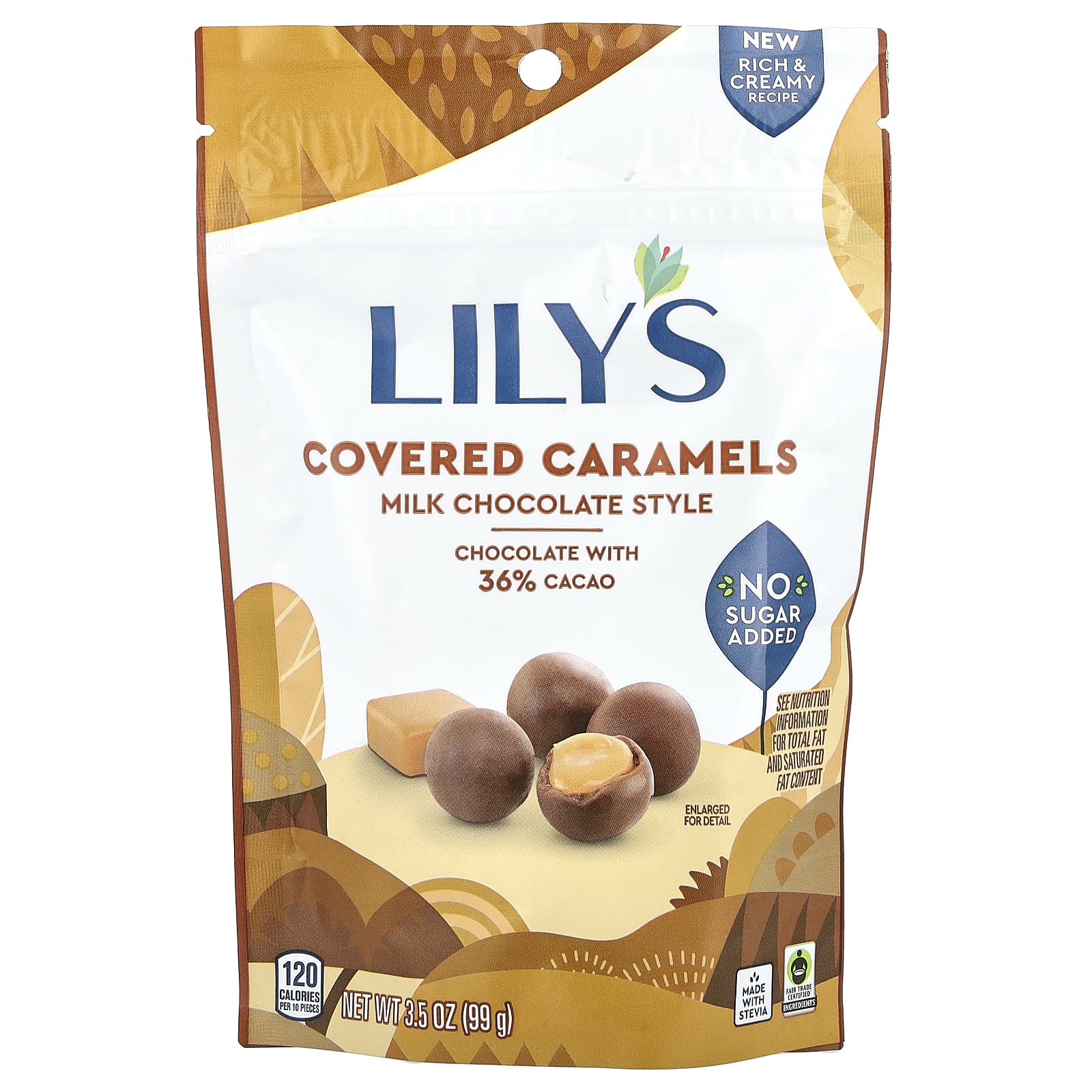 Lilys Sweets Coated Caramels в стиле молочного шоколада 99 г 35 унции 1990₽