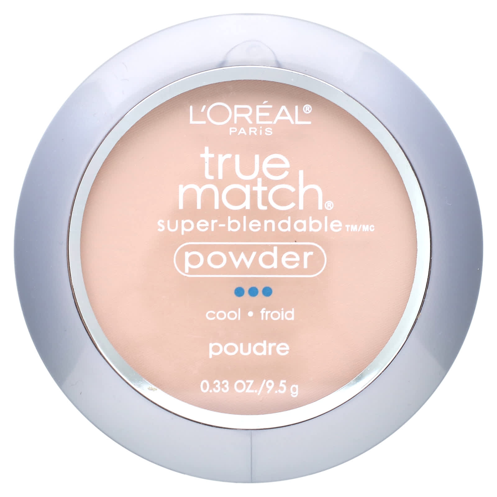 L'Oréal, True Match, супер-смешиваемый порошок, C2, натуральная слоновая кость, 9,5 г (0,33 унции)