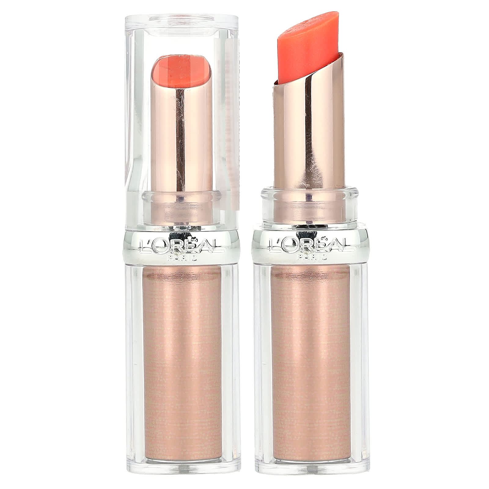 L'Oréal, Glow Paradise, бальзам в помаде, оттенок 140 Peach Charm, 1 шт.