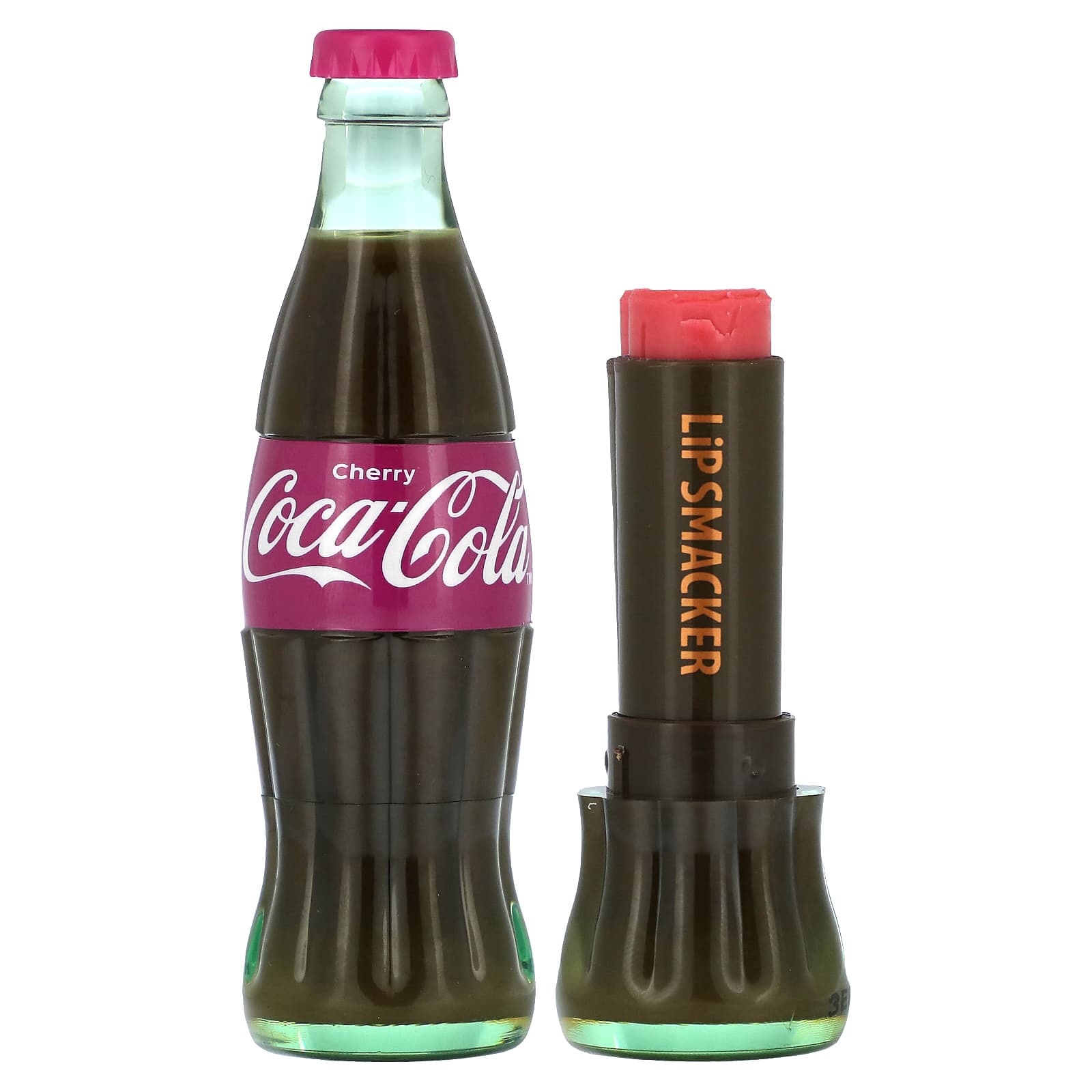 Lip Smacker Coca-Cola бальзам для губ флакон с вишневой колой 4 г 014 унции 1790₽