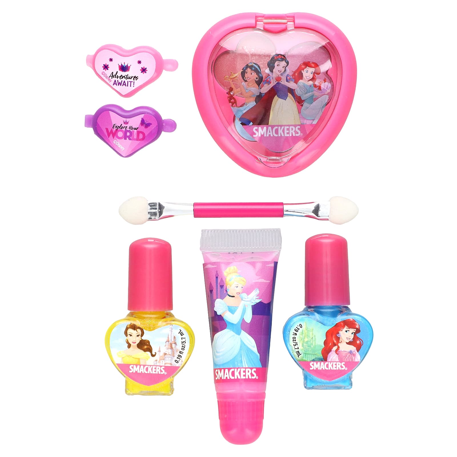 Lip Smacker, Disney Princess Beauty Collection, набор из 9 средств