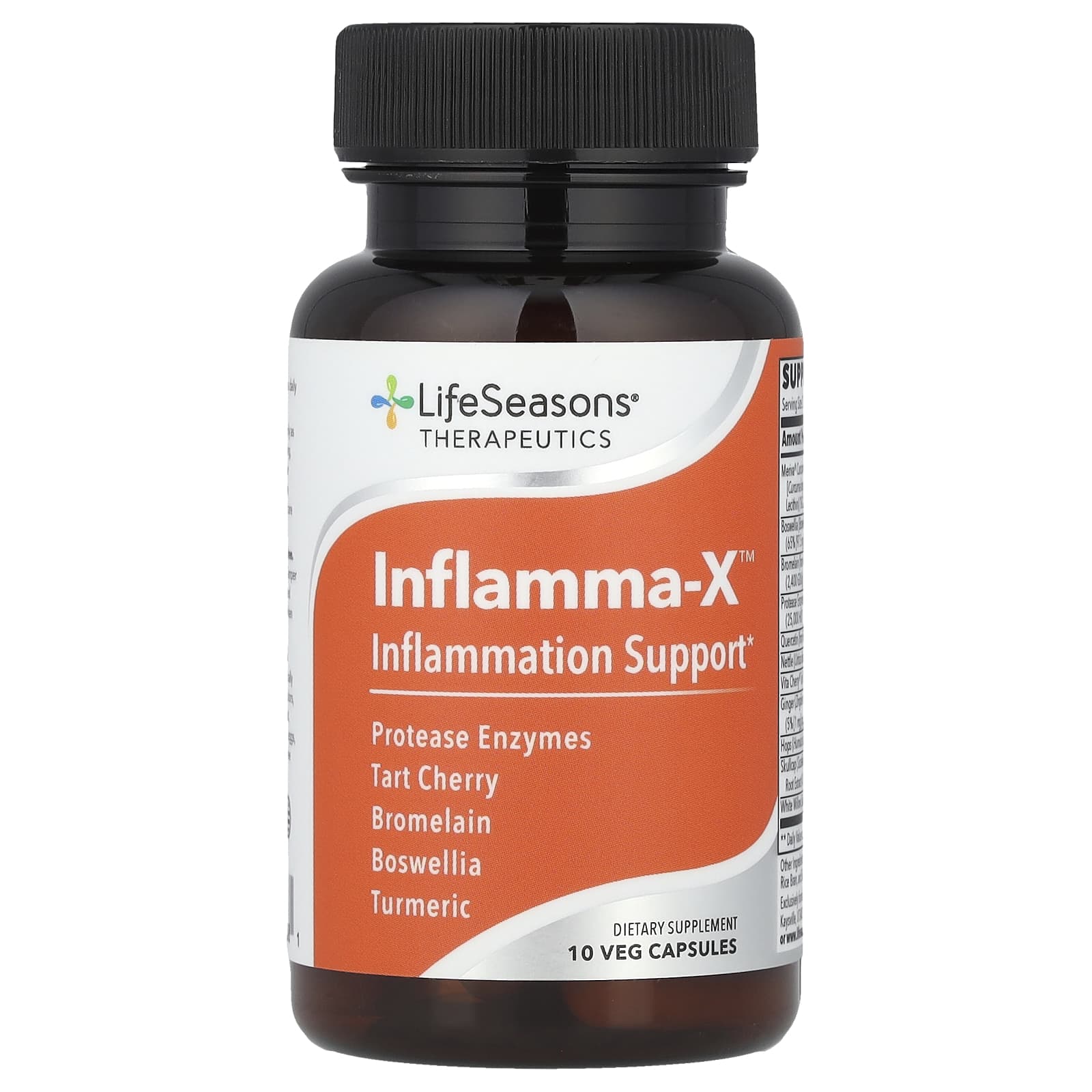 LifeSeasons, Therapeutics, Inflamma-X ™, 10 растительных капсул