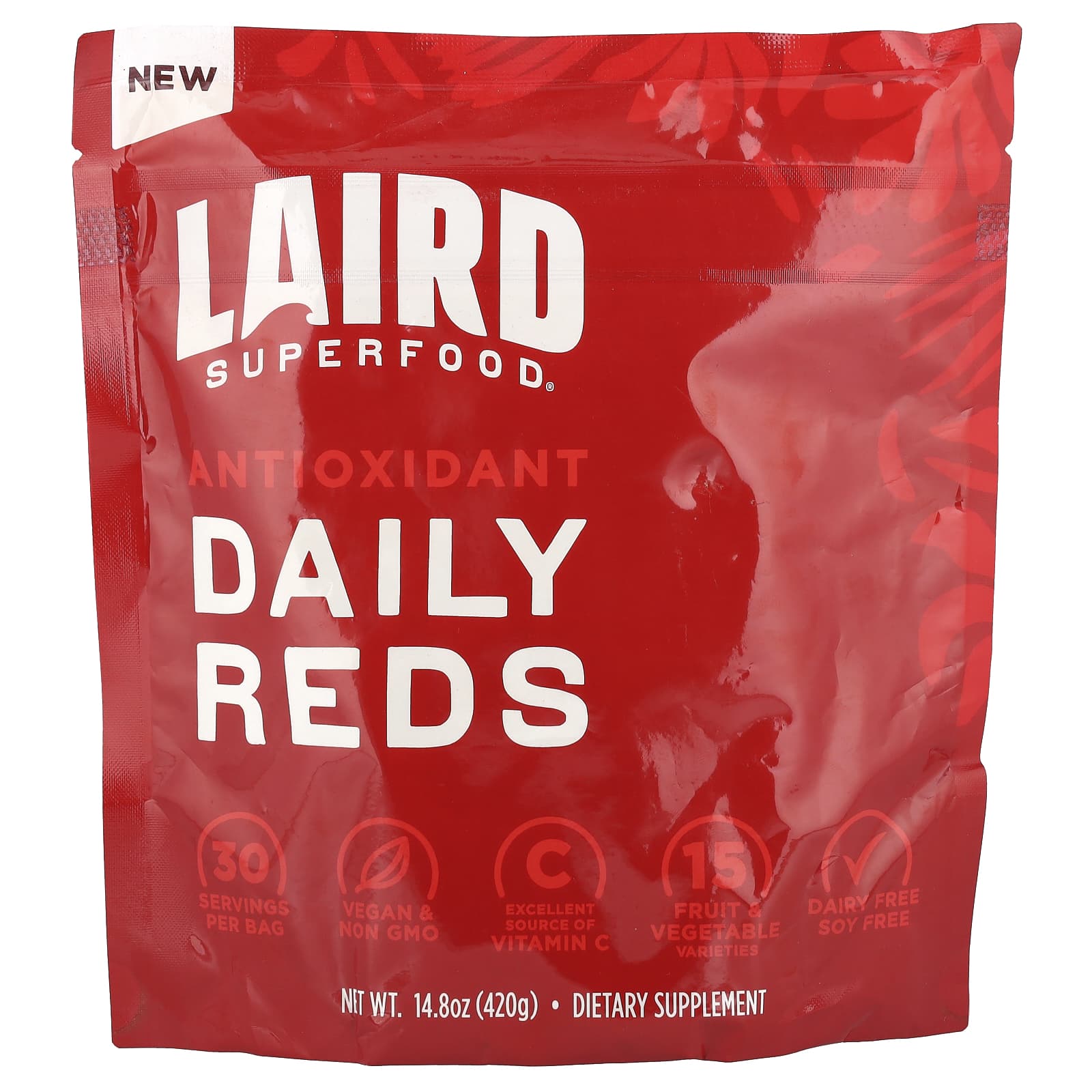 Laird Superfood Ежедневные красные с антиоксидантами 420 г 148 унции 8290₽