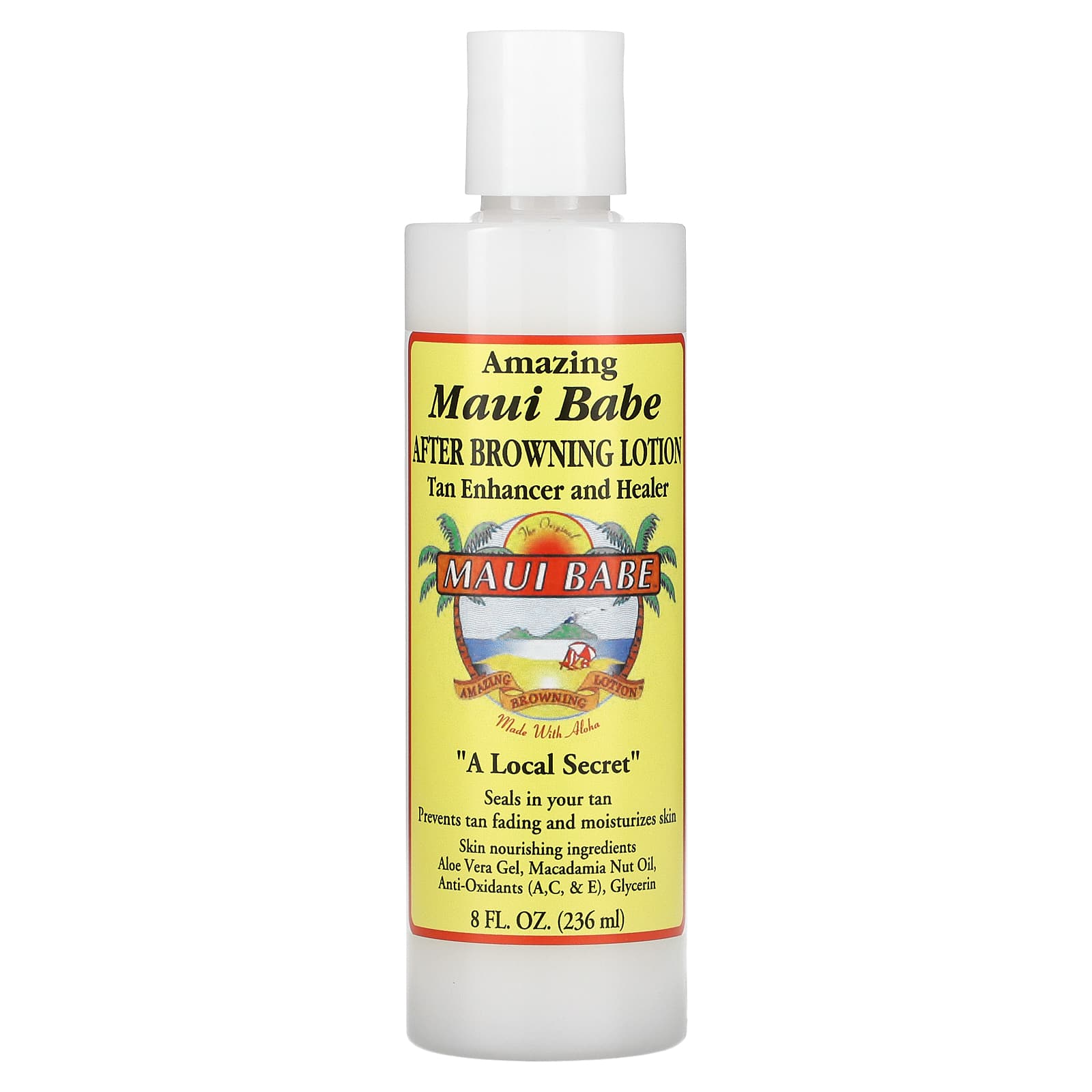 Maui Babe, After Browning Lotion, лосьон после загара для улучшения цвета загара и ухода за кожей, 236 мл