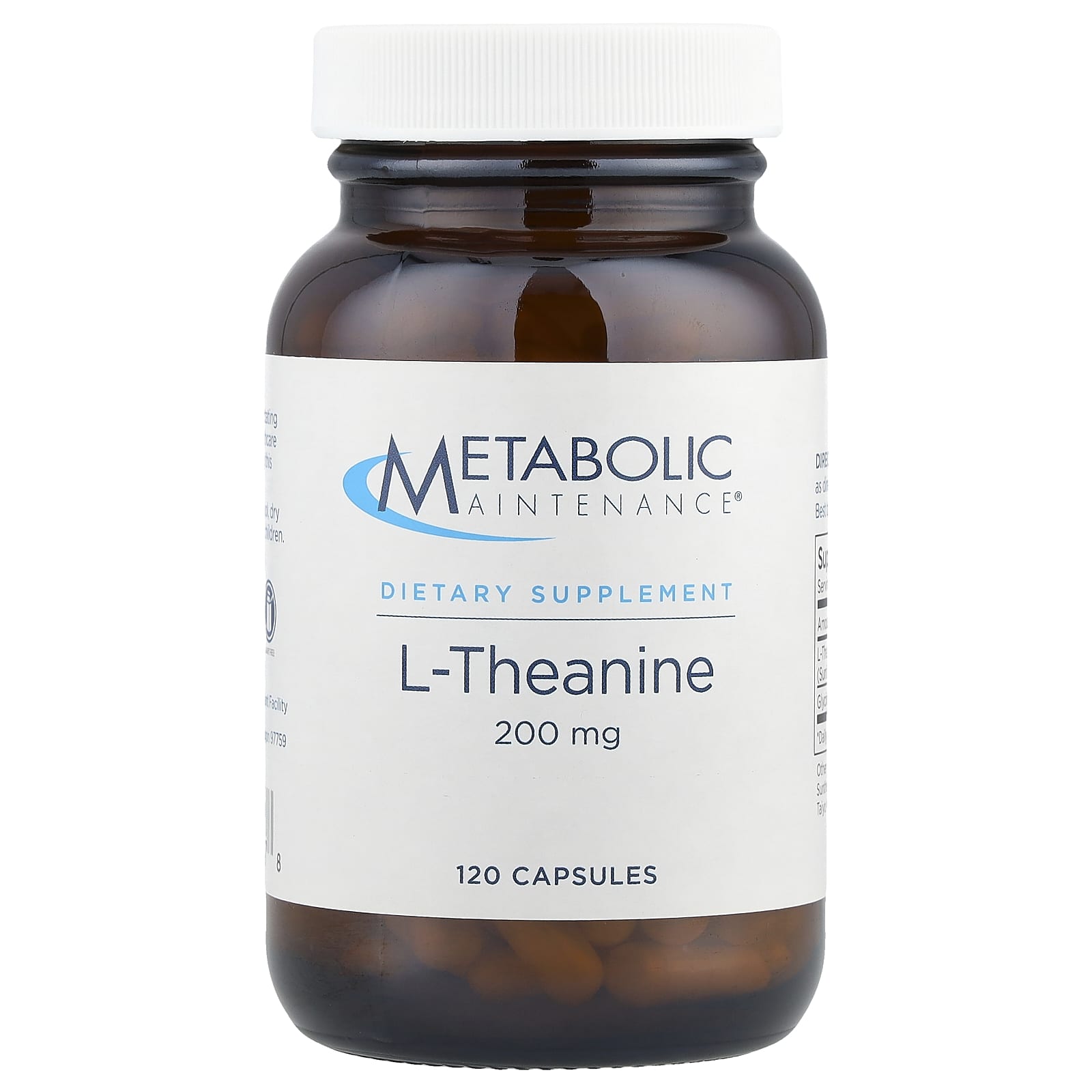 Metabolic Maintenance L-теанин 200 мг 120 капсул 13790₽