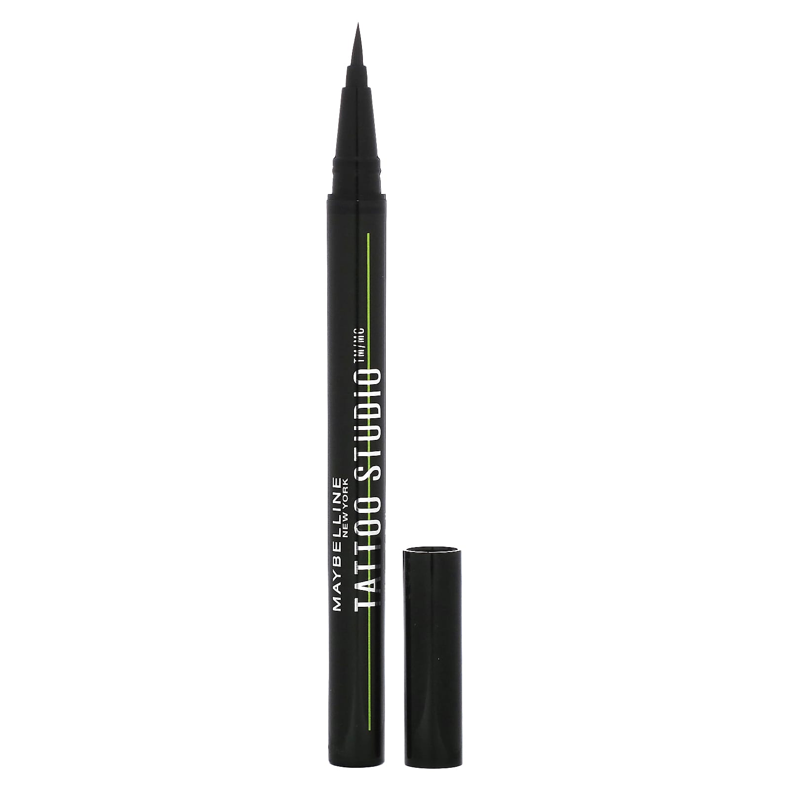 Maybelline, Tattoo Studio, жидкая подводка для глаз Ink Pen, 880 Jet Black, 1 мл (0,03 жидк. Унции)