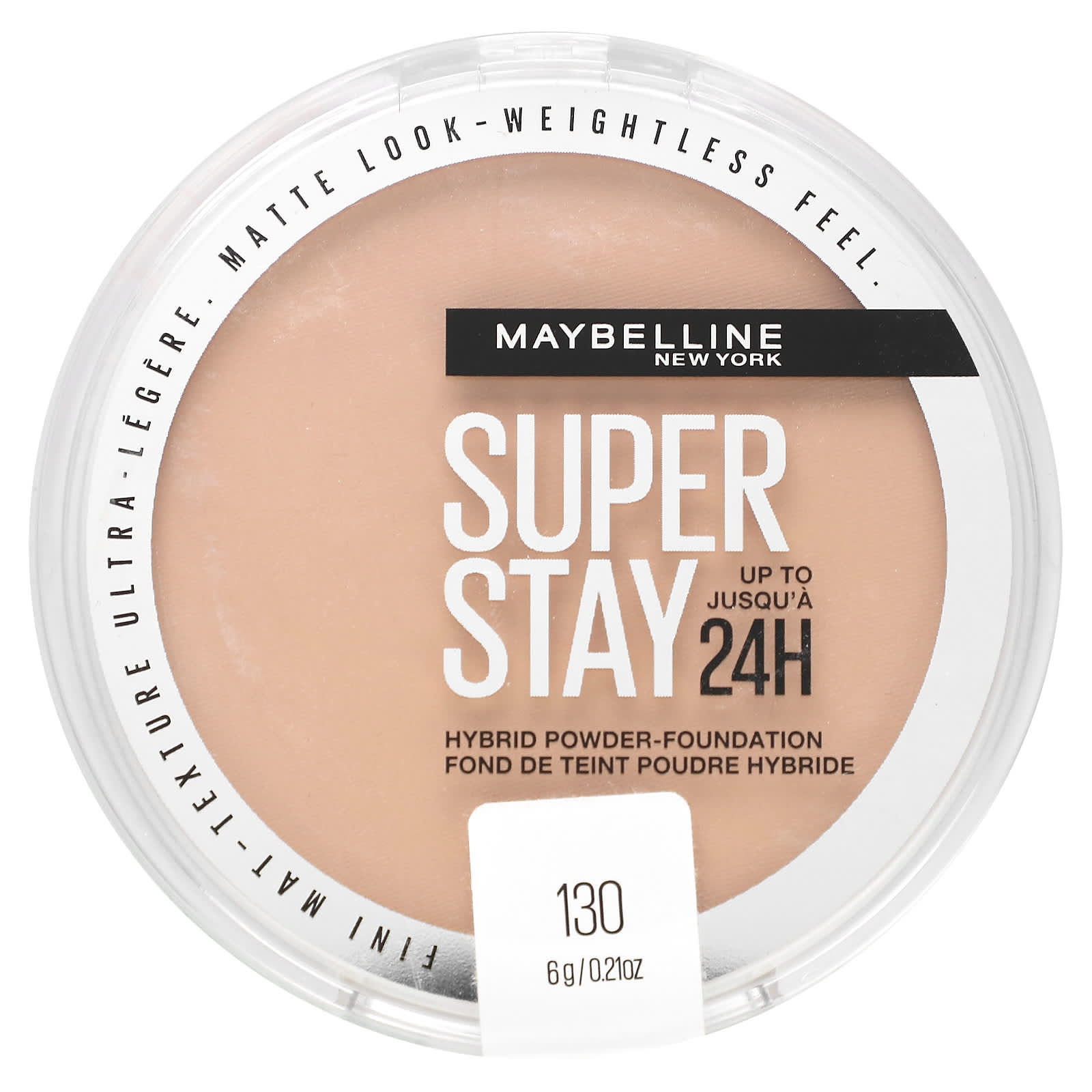 Maybelline, Super Stay, гибридная пудра-основа, 130, 6 г (0,21 унции)