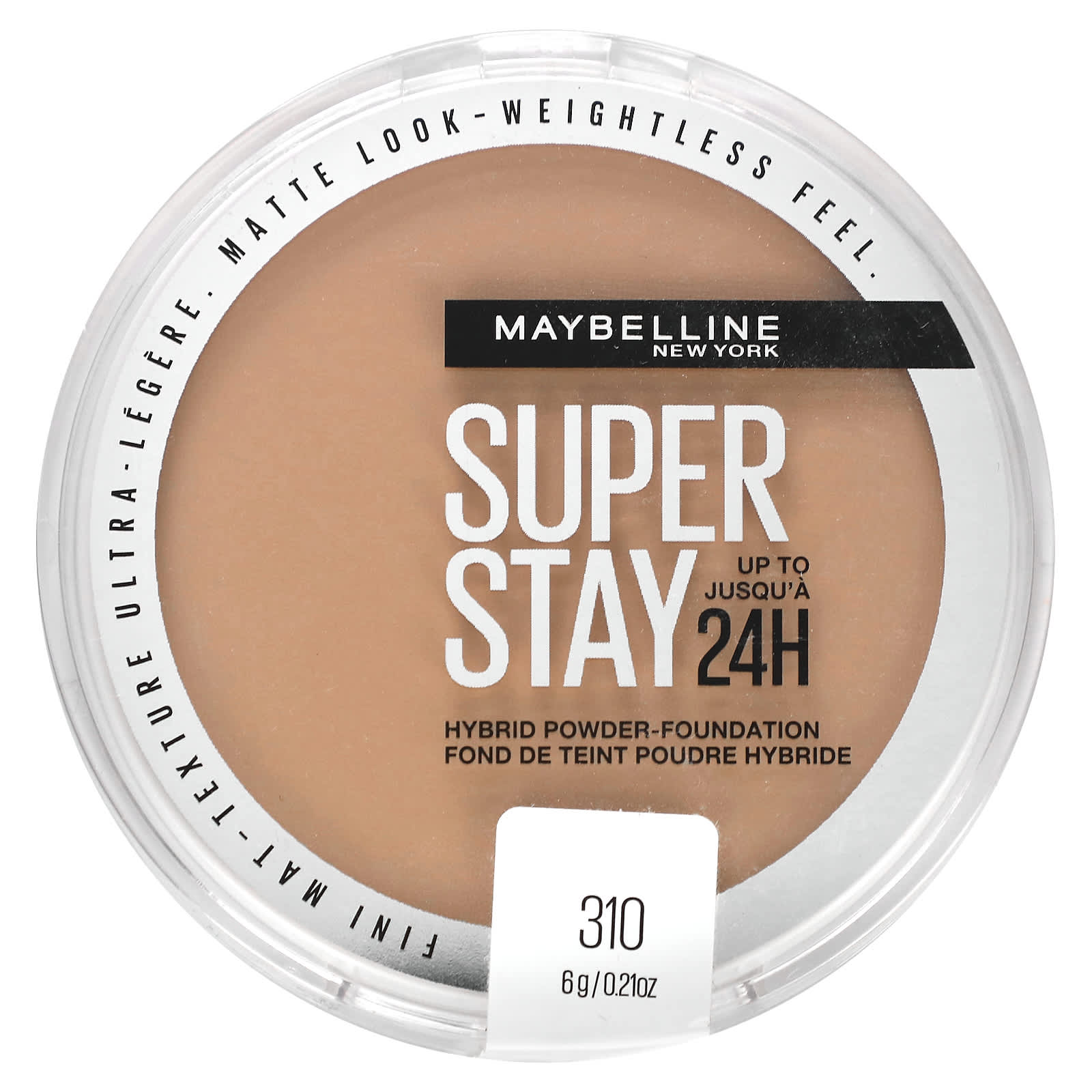 Maybelline, Super Stay, гибридная тональная пудра, 310, 6 г (0,21 унции)