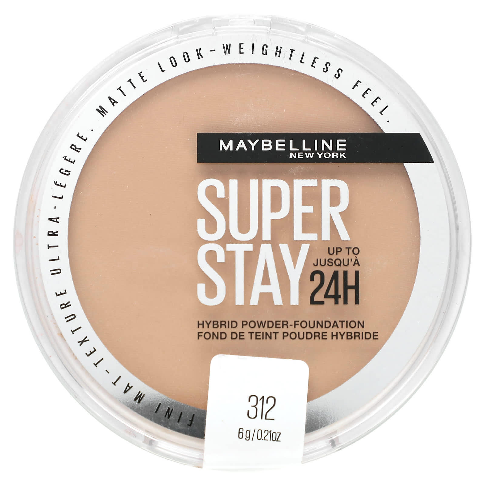 Maybelline, Super Stay, гибридная пудра-основа, 312, 6 г (0,21 унции)