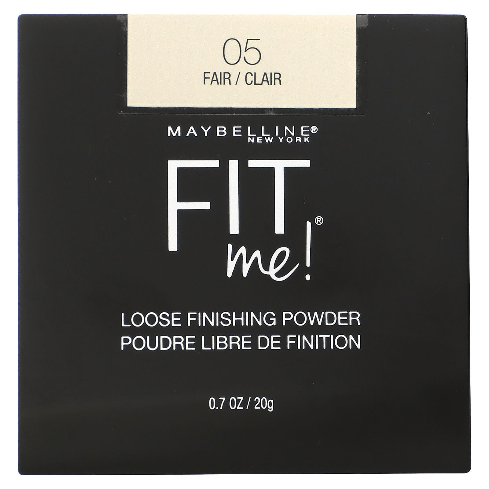 Maybelline Fit Me рассыпчатая финишная пудра оттенок 05 Светлый 20 г 2290₽