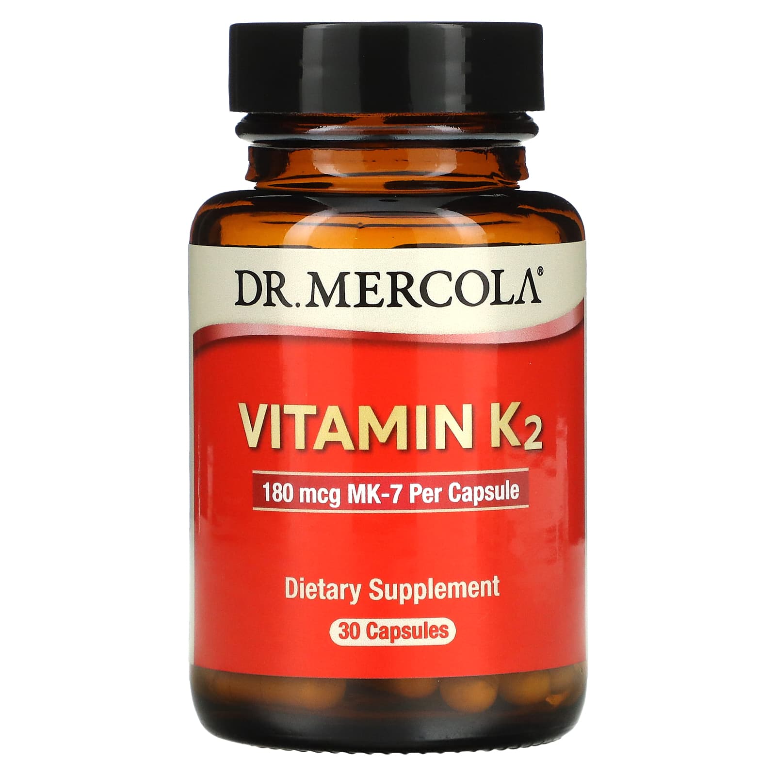Dr Mercola Витамин K2 180 мкг 30 капсул 6090₽