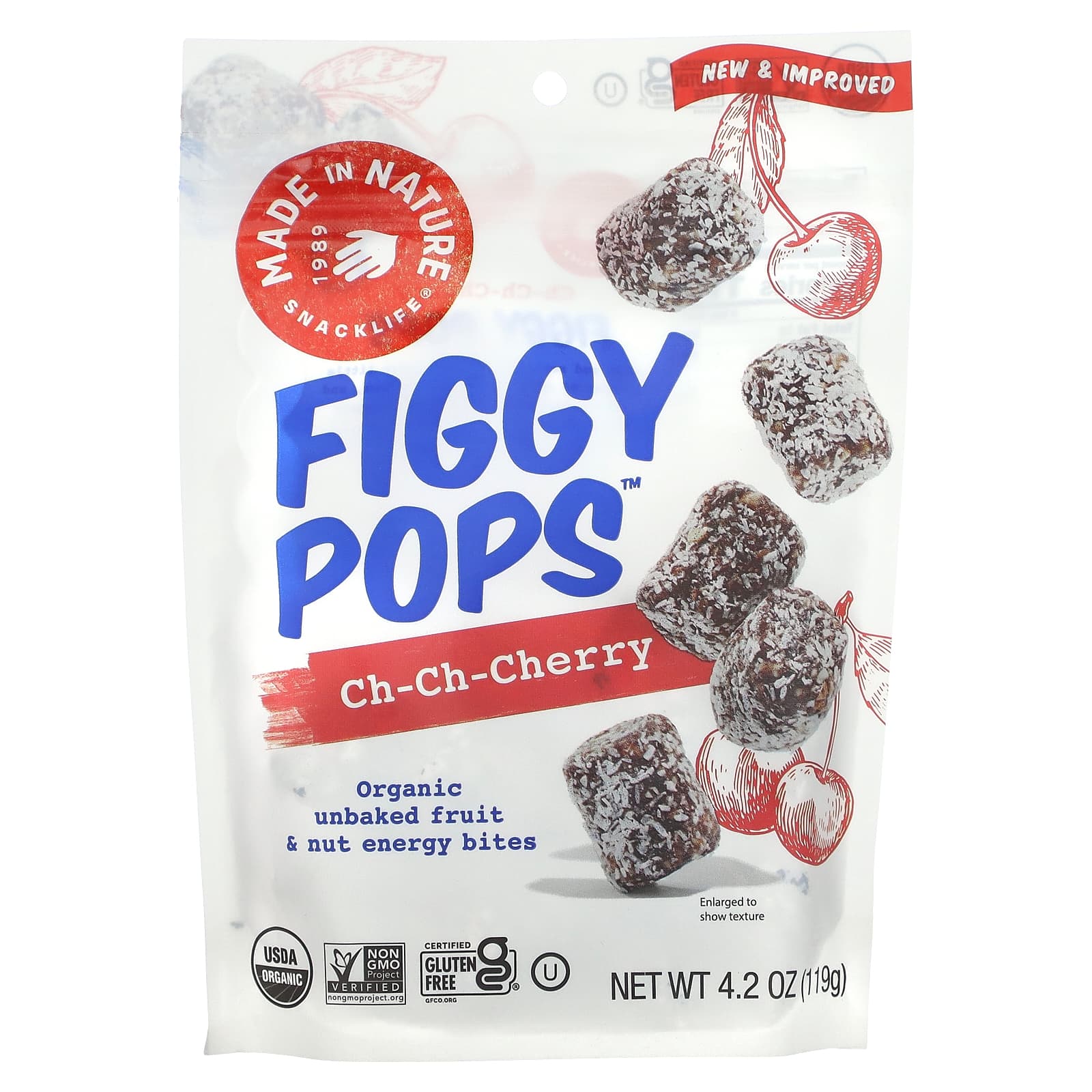 Made in Nature, Figgy Pops, вишня, 119 г (4,2 унции)