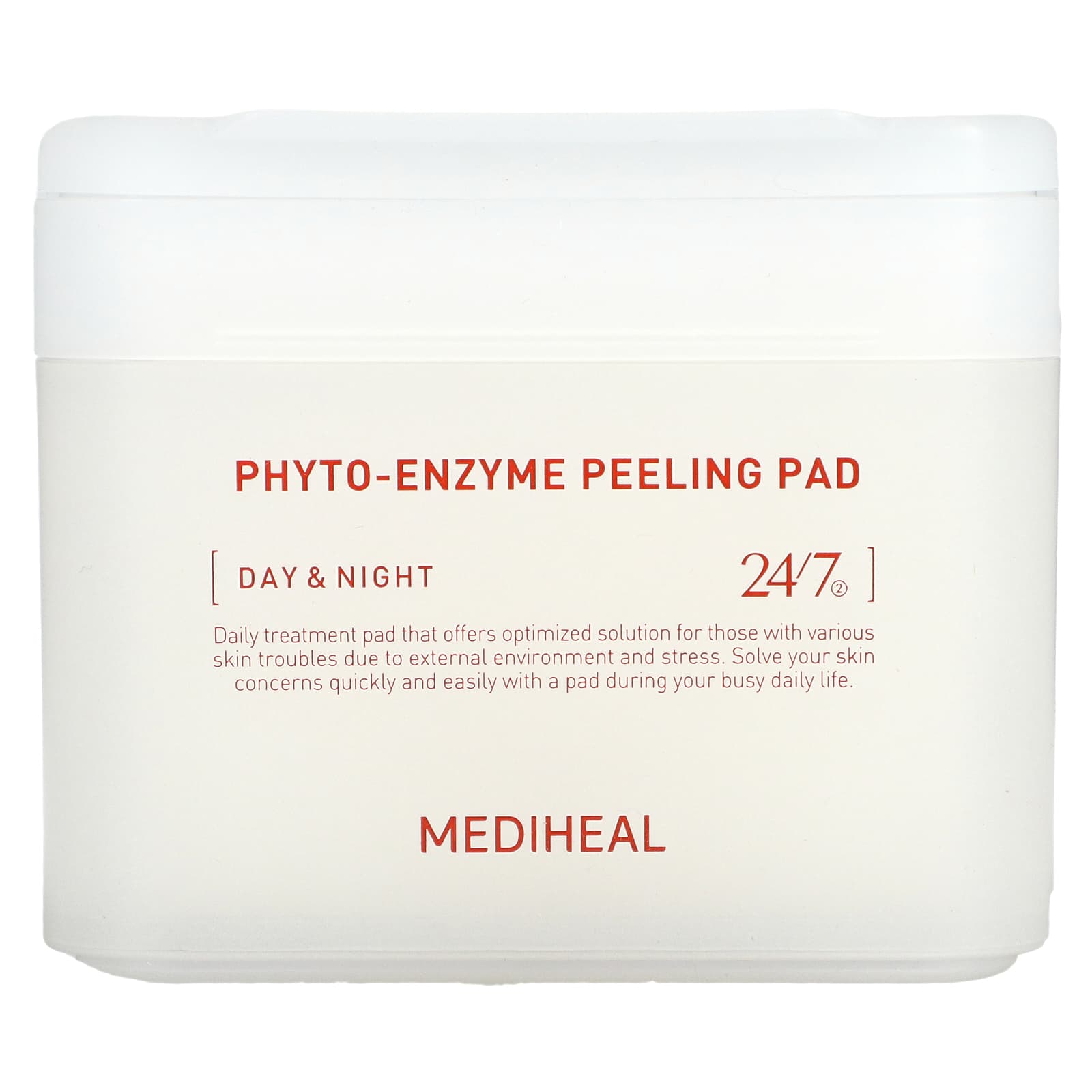 MEDIHEAL, Phyto-Enzyme Peeling Pad, Day & Night, 90 подушек, 200 мл (6,76 жидк. Унции)