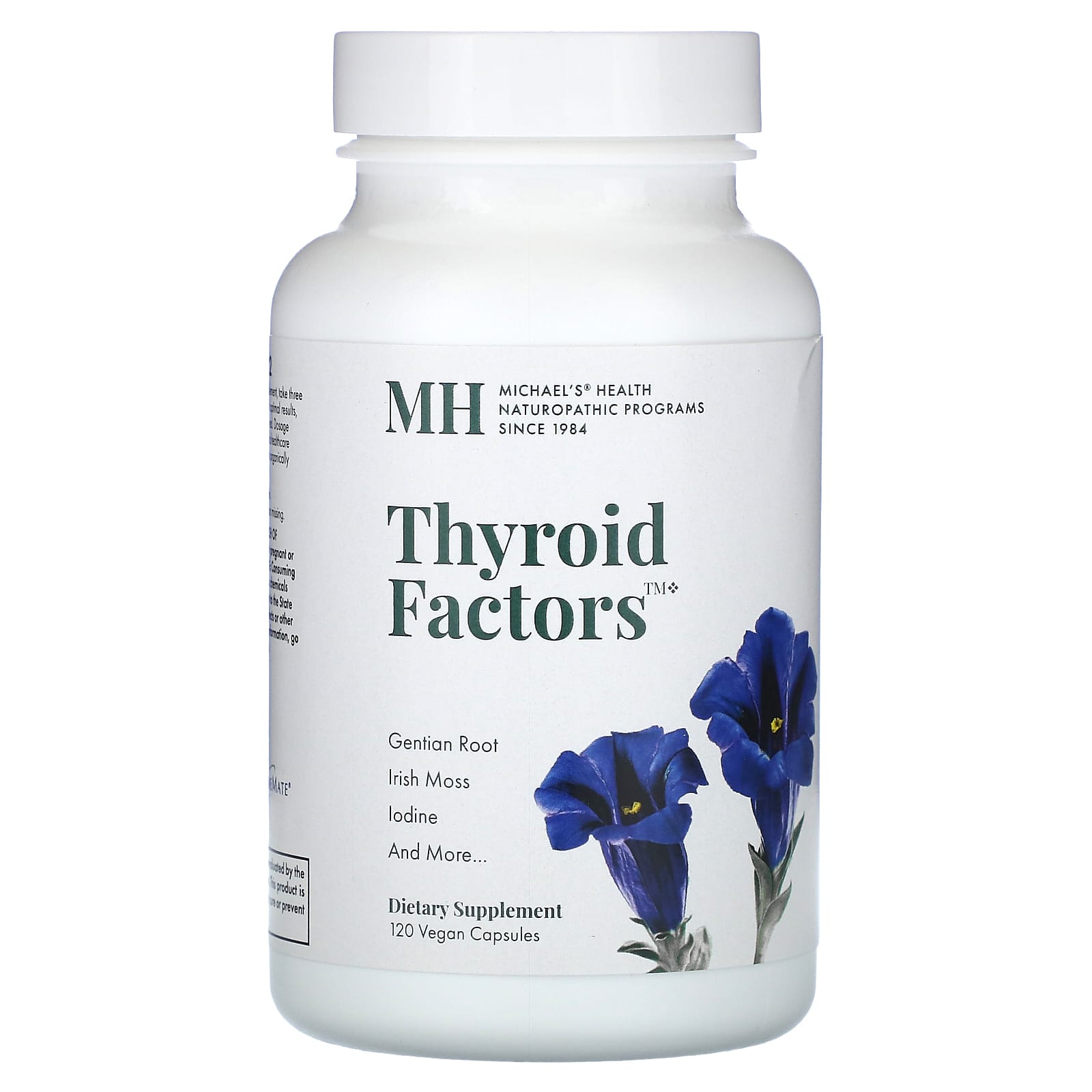Michaels Naturopathic Thyroid Factors 120 веганских капсул 5090₽