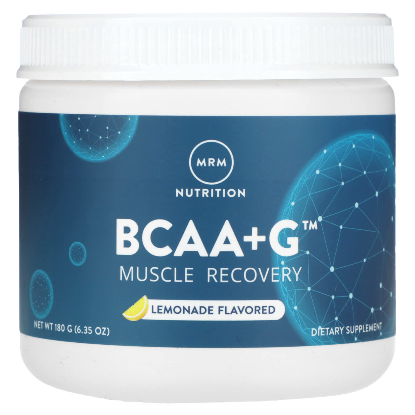 MRM Nutrition BCAA G восстановление мышц лимонад 180 г 635 унции 2790₽