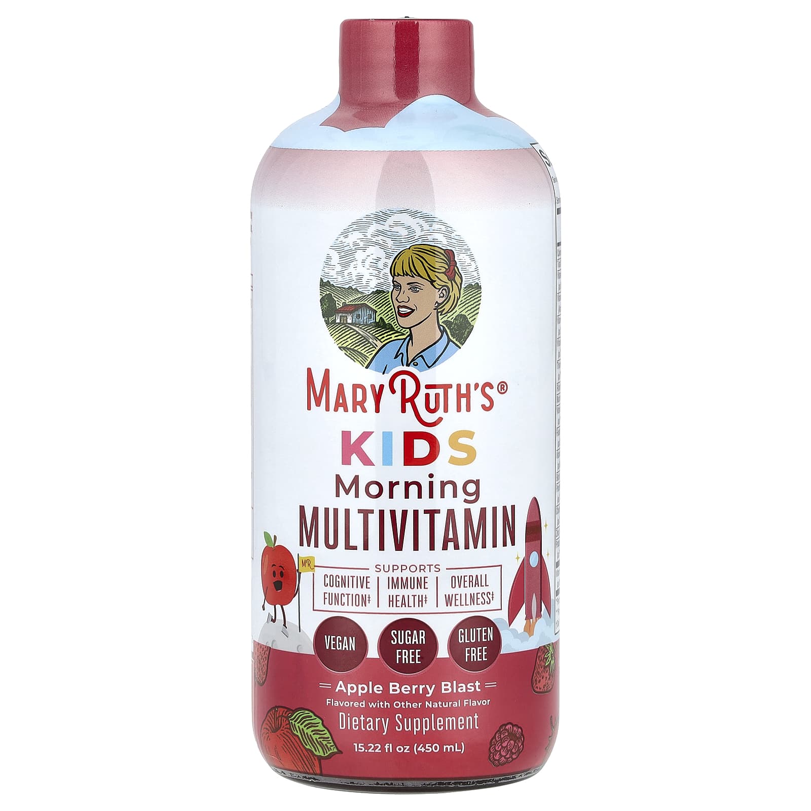 MaryRuths Kids Morning Multivitamin яблочно-ягодный вкус 450 мл 1522 жидк Унции 4990₽