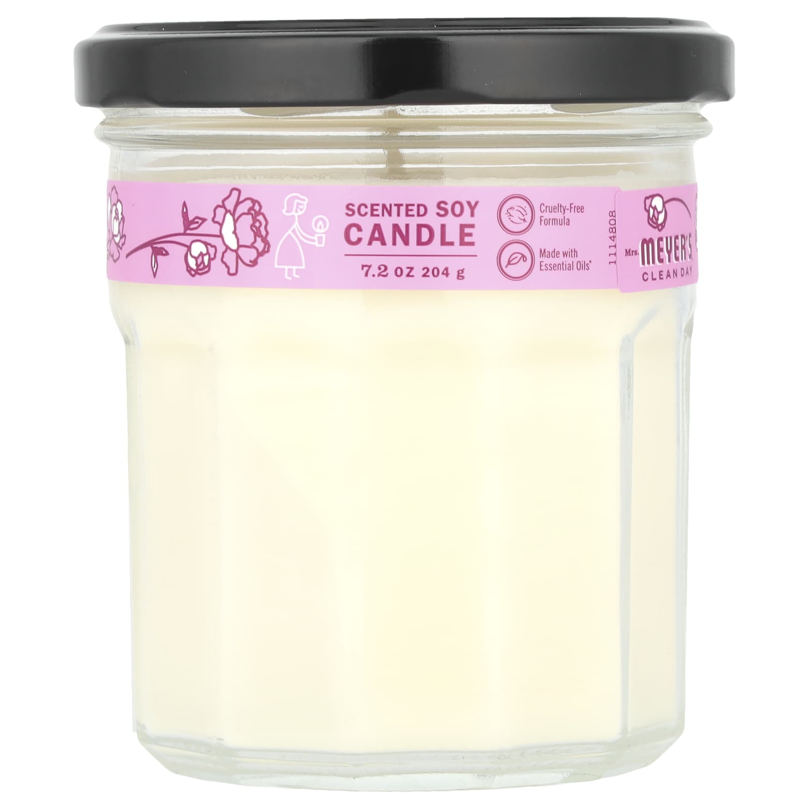 Mrs. Meyers Clean Day, Peony Candle, 204 г (7,2 унции)