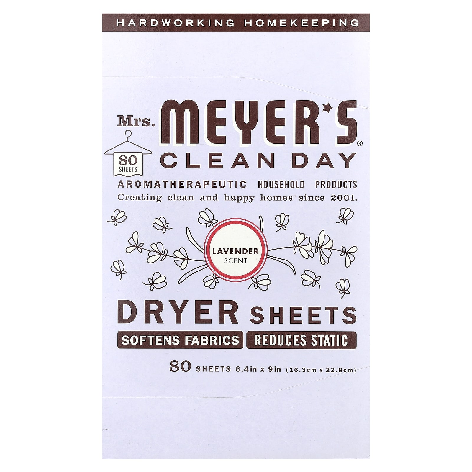 Mrs Meyers Clean Day Антистатические салфетки аромат лаванды 80 шт 2490₽