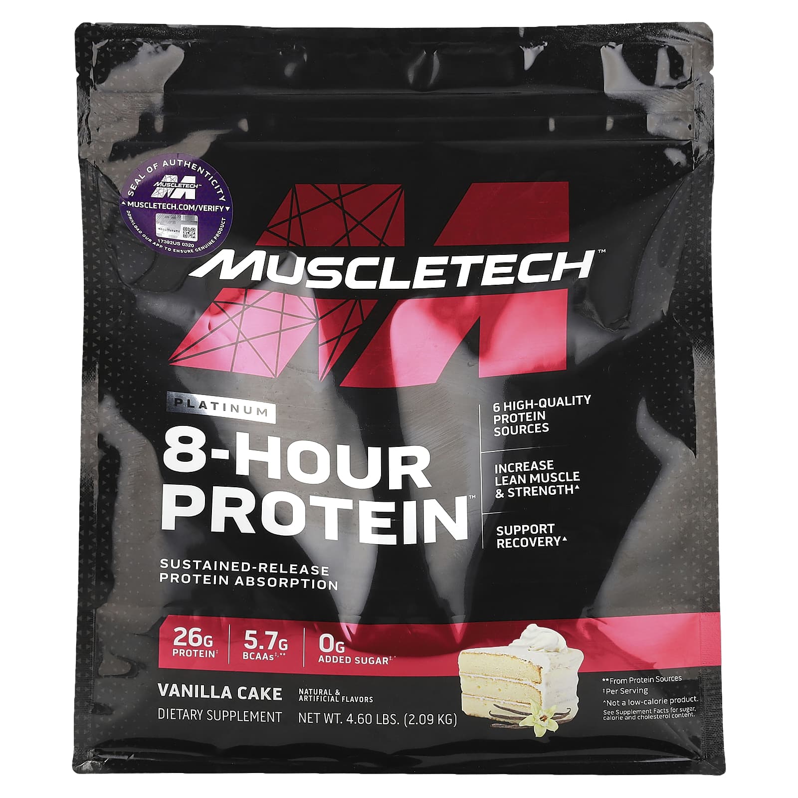 MuscleTech Серия Performance Phase8 многофазный 8-часовой белок со вкусом ванили 209 кг 460 фунта 9990₽
