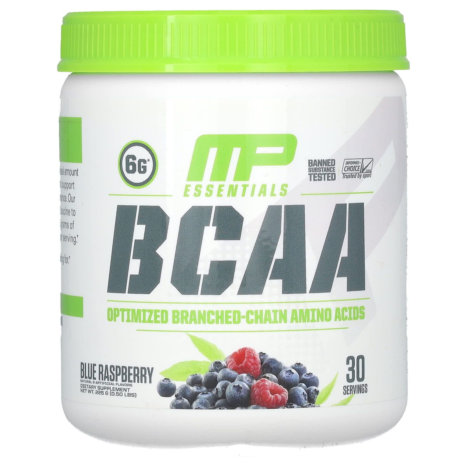 MusclePharm Essentials BCAA со вкусом голубой малины 225 г 050 фунта 4890₽