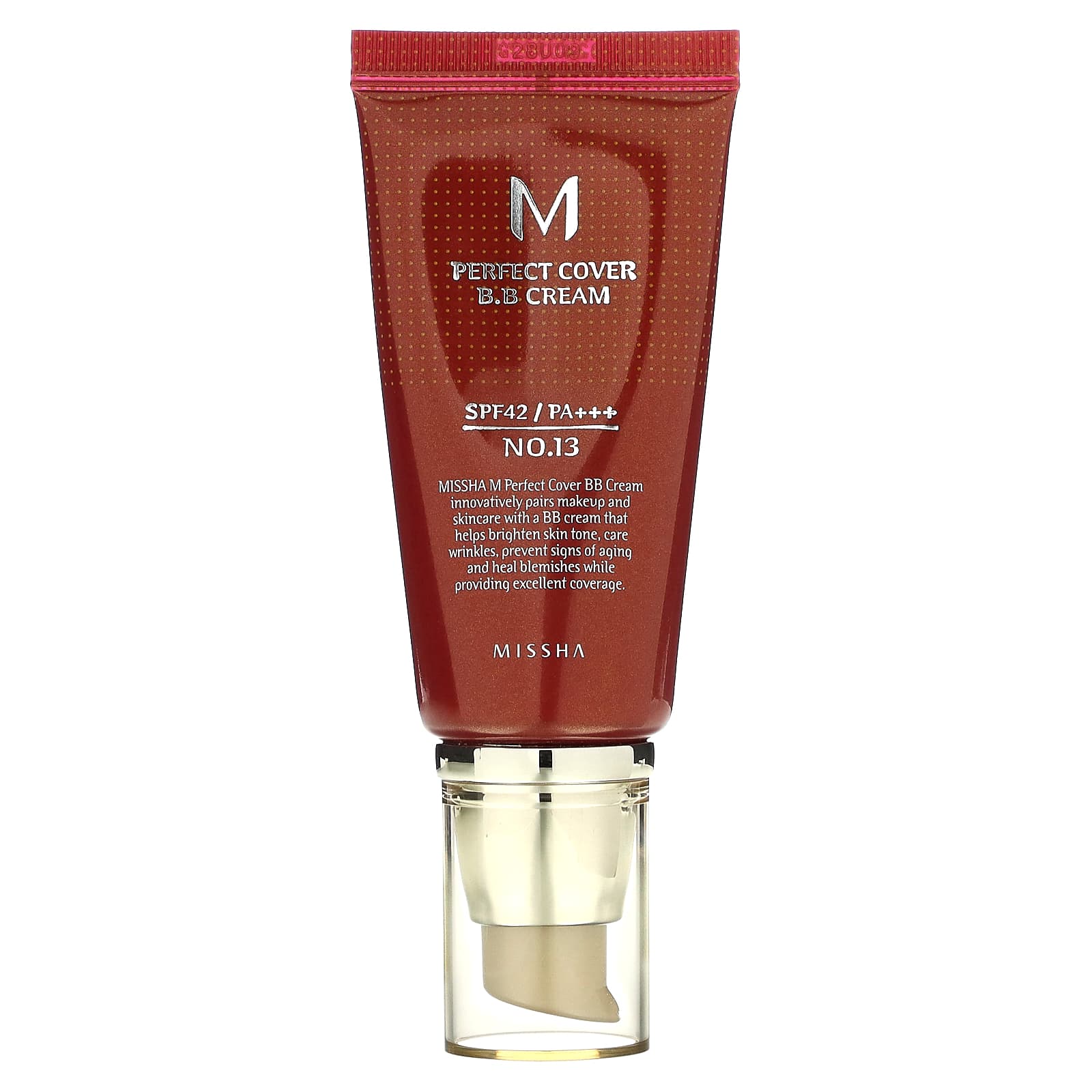 Missha, Perfect Cover BB Cream, BB-крем, SPF 42 PA+++, оттенок 13 насыщенный бежевый, 50 мл