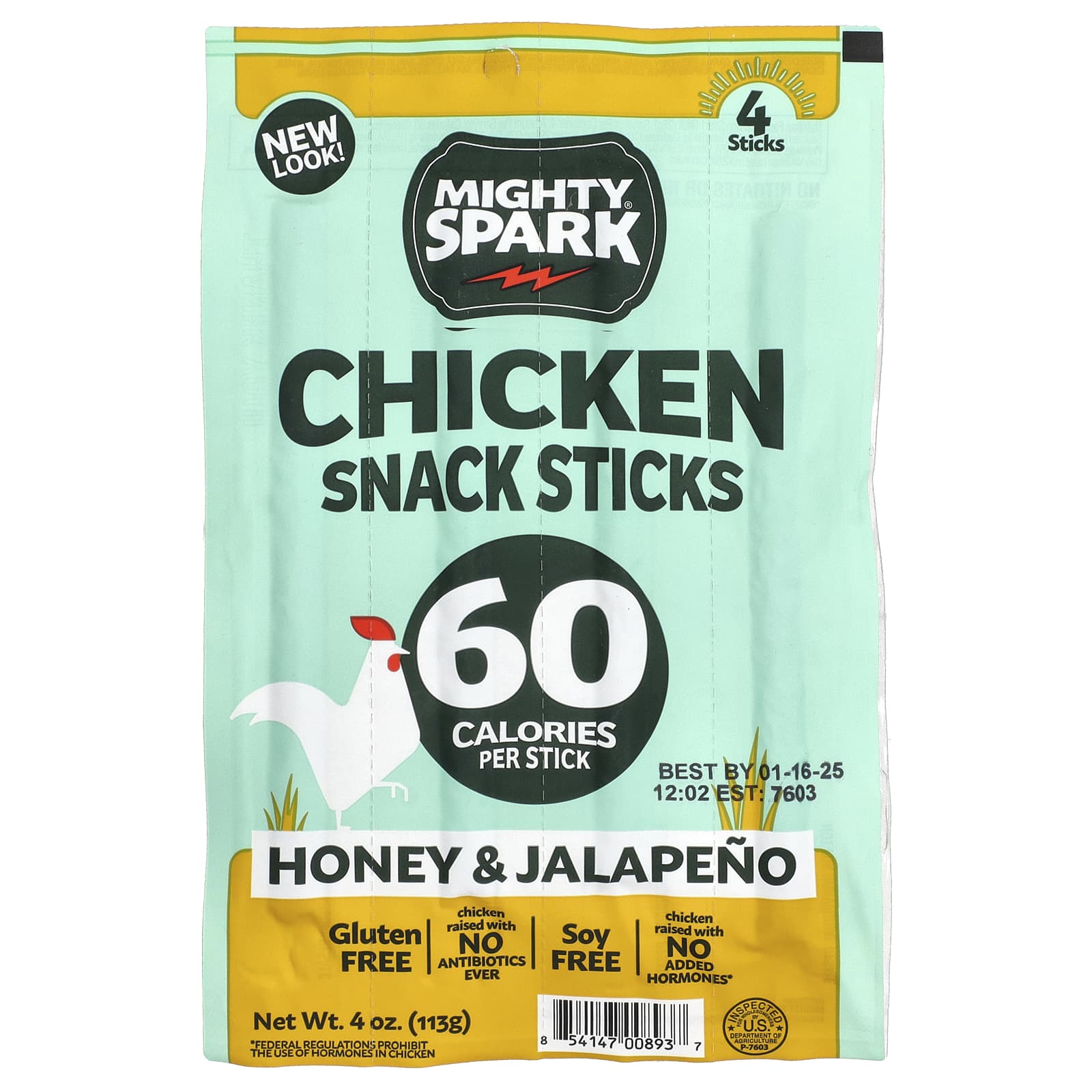 Mighty Spark Куриные палочки мед и халапеньо 4 палочки 2090₽
