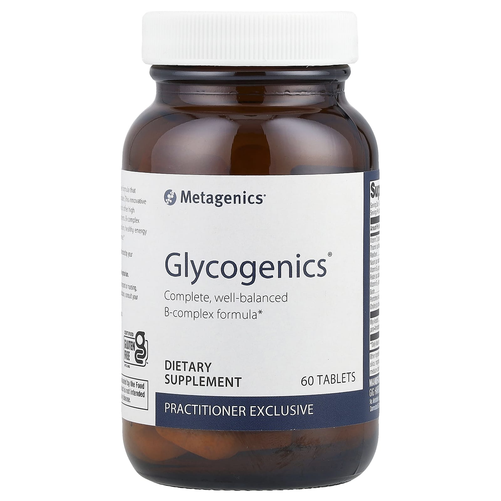 Metagenics, Glycogenics®, 60 таблеток