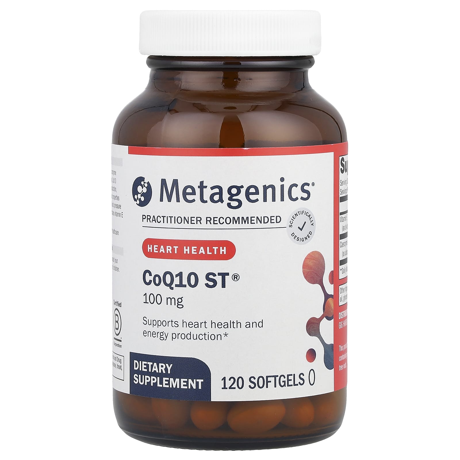 Metagenics CoQ10 ST-100 120 мягких таблеток 24190₽