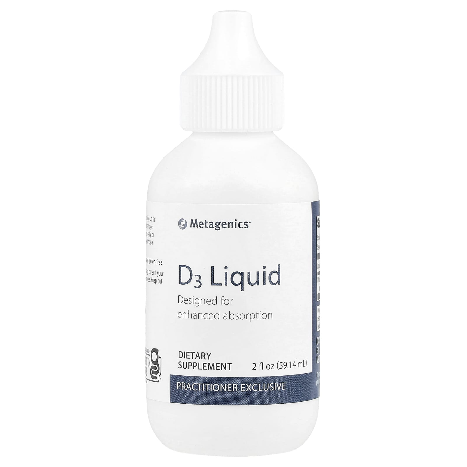 Metagenics, витамин D3 в жидкой форме, 59,14 мл (2 жидк. унции)