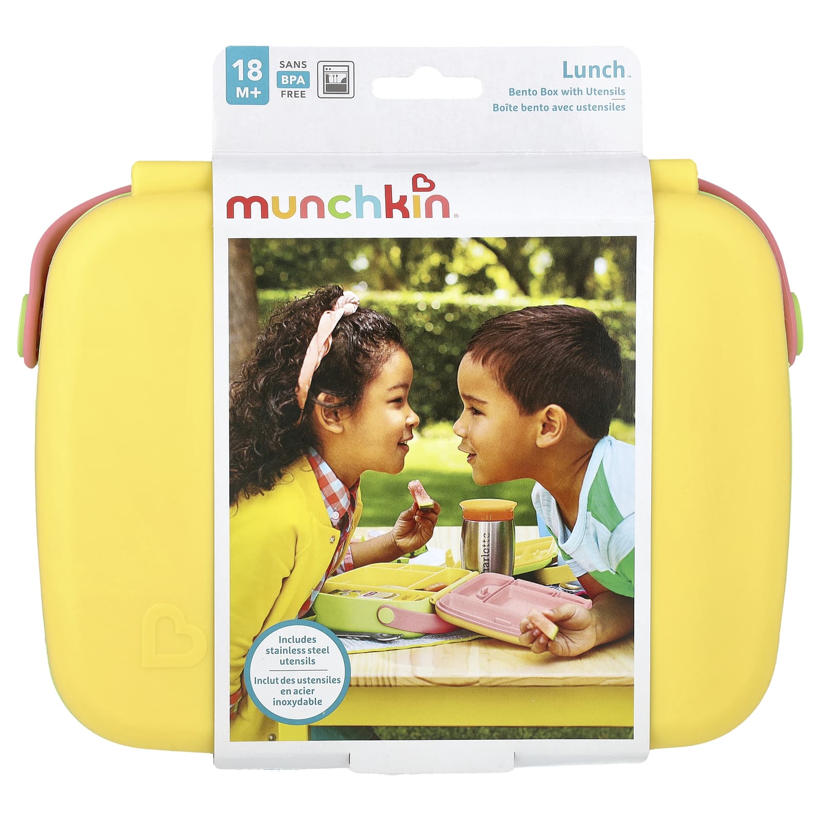 Munchkin, Lunch ™, Bento Box with Utensils, 18M +, 1 штука