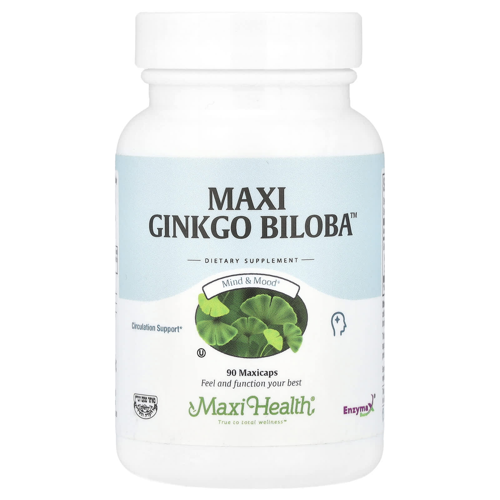 Maxi Health, Maxi Ginkgo Biloba ™, 90 капсул