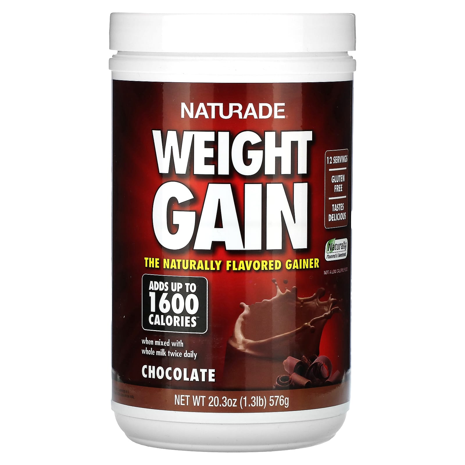 Naturade Weight Gain шоколад 576 г 203 унции 4490₽