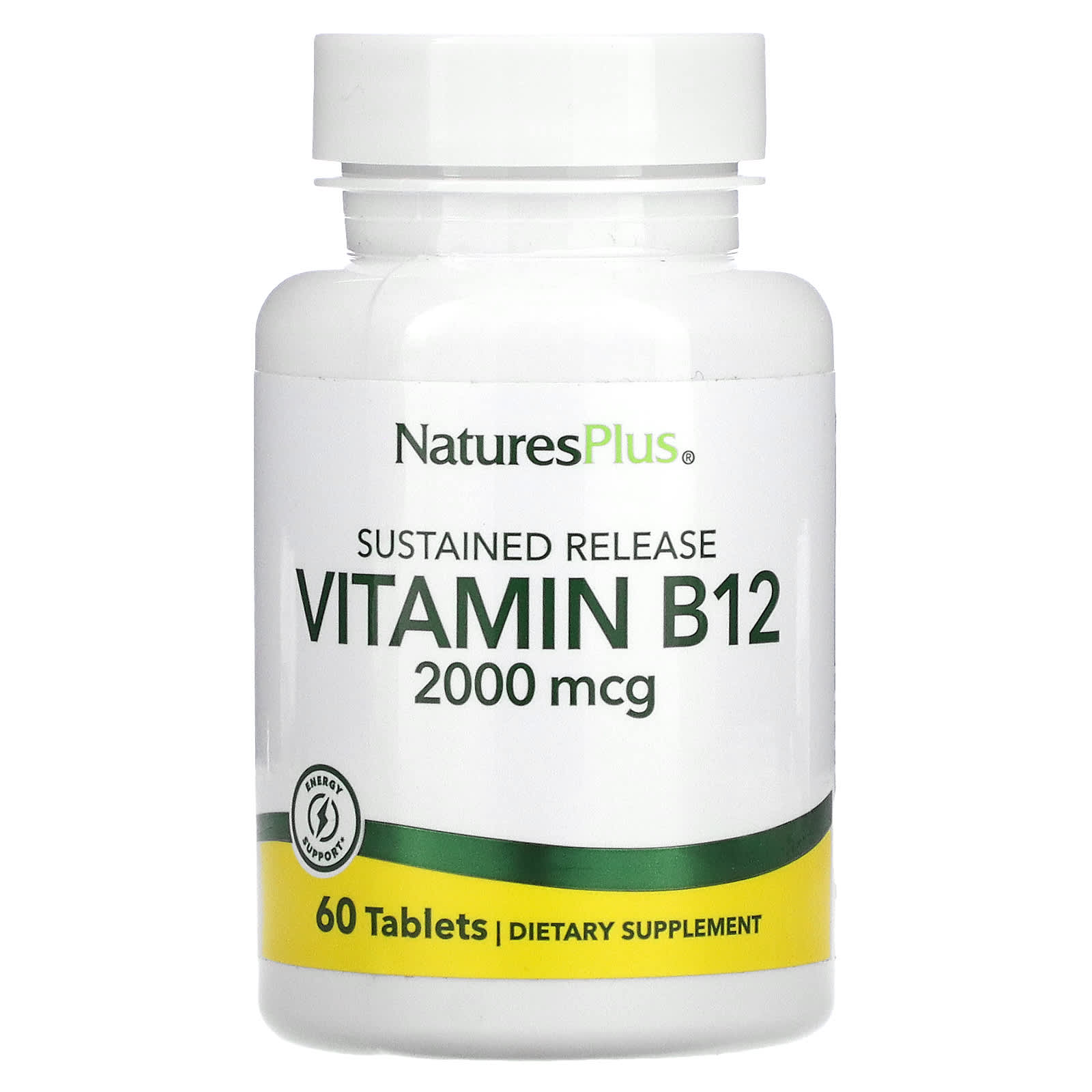 NaturesPlus витамин B12 2000 мкг 60 таблеток 3390₽