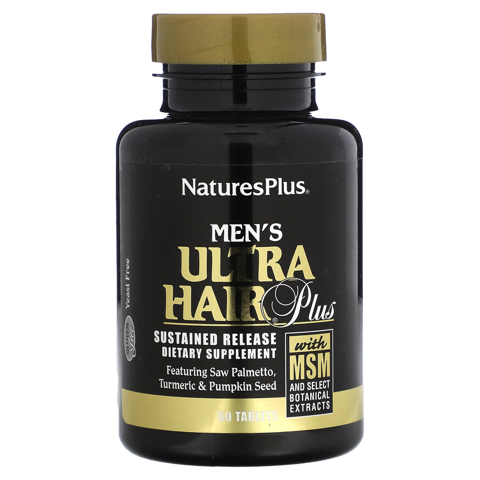 NaturesPlus Mens Ultra Hair Plus с МСМ и отборными растительными экстрактами 60 таблеток 5390₽