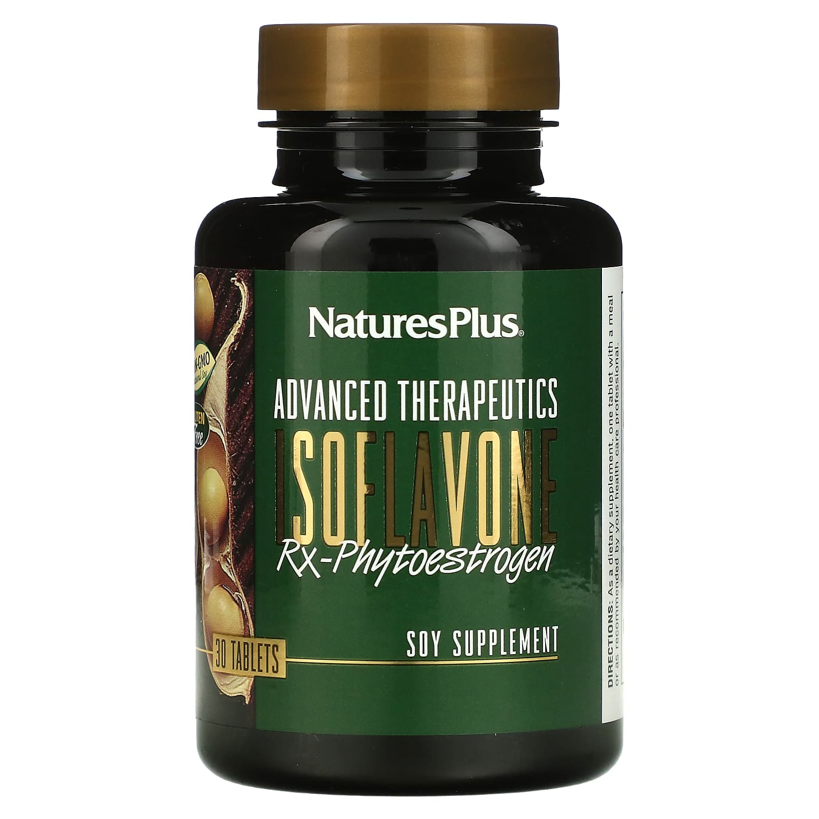 NaturesPlus Advanced Therapeutics Isoflavone Rx-Phytoestrogen озофлавоны сои 30 таблеток 5390₽