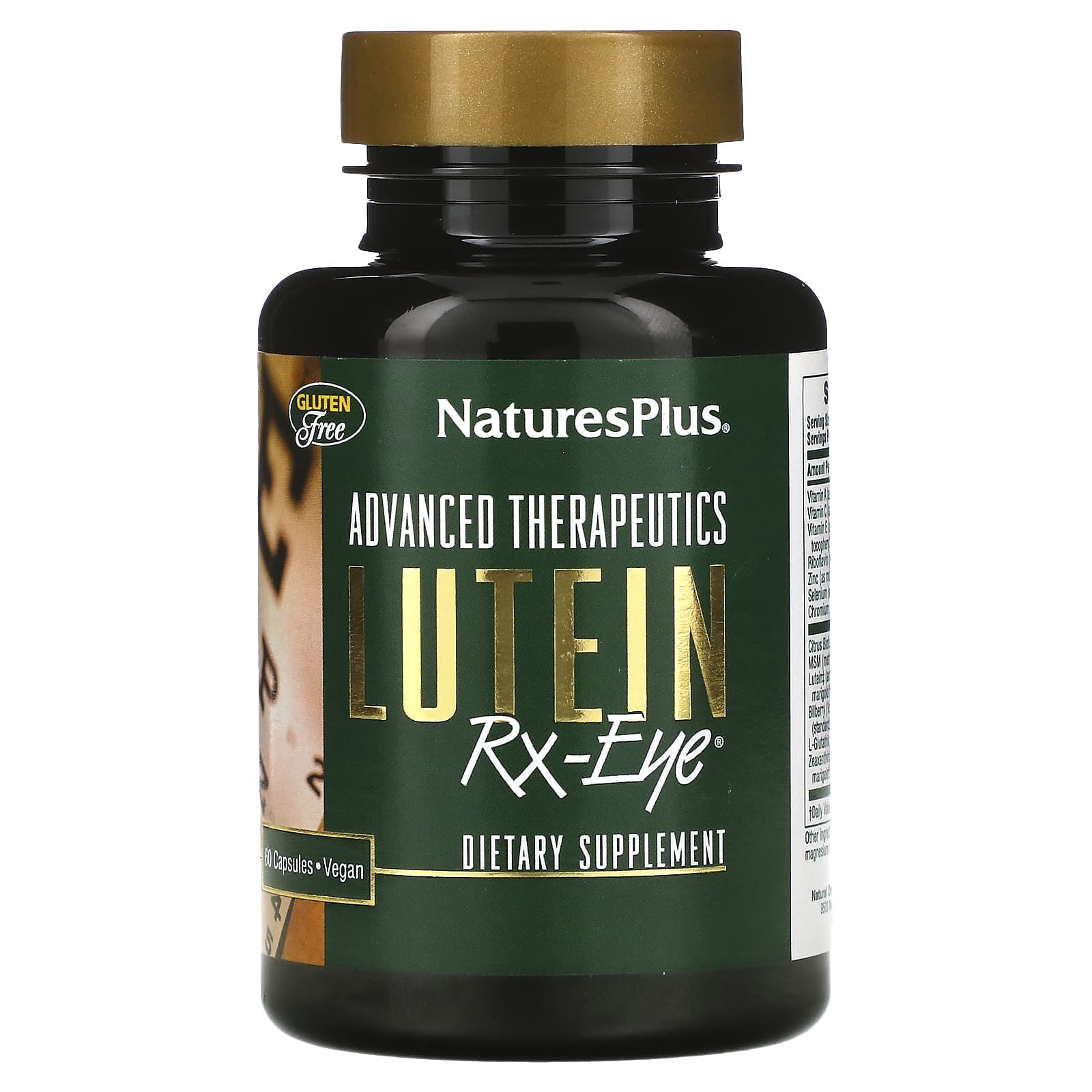 NaturesPlus Advanced Therapeutics Lutein RX-Eye лютеин для здоровья глаз 60 капсул 6090₽