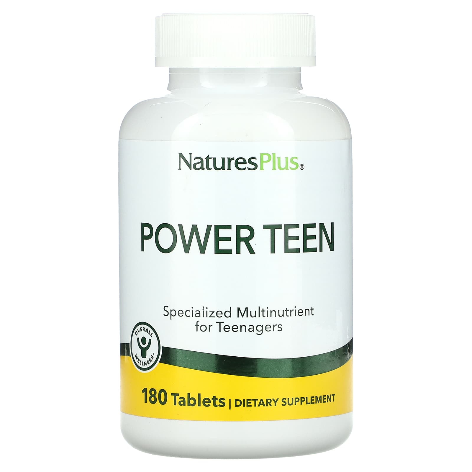 NaturesPlus Power Teen мультивитамины и минералы для подростков 180 таблеток 9390₽
