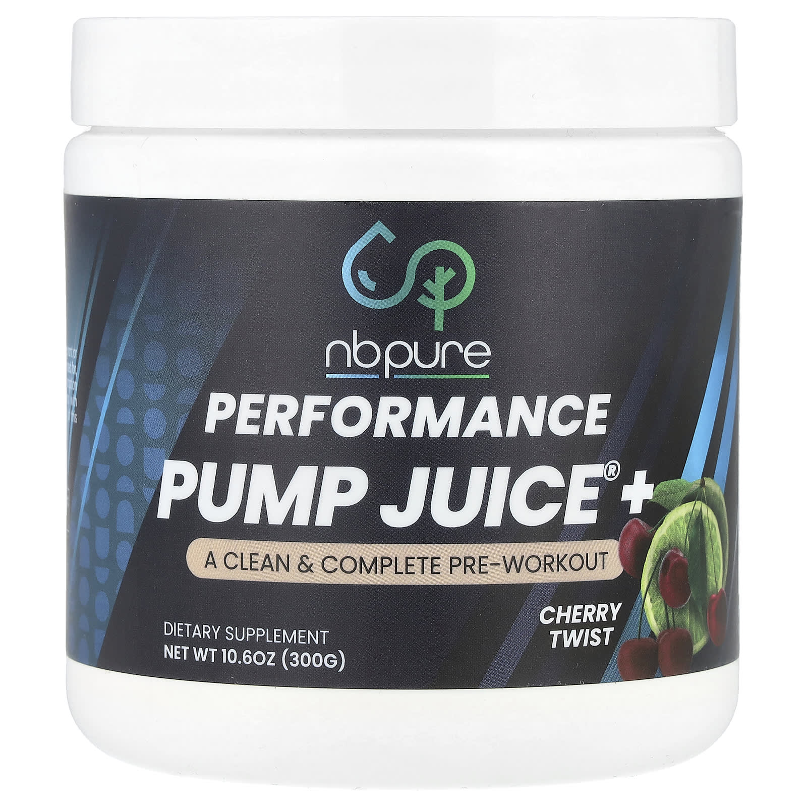 NB Pure, Performance, Pump Juice + ®, вишня, 300 г (10,6 унции)